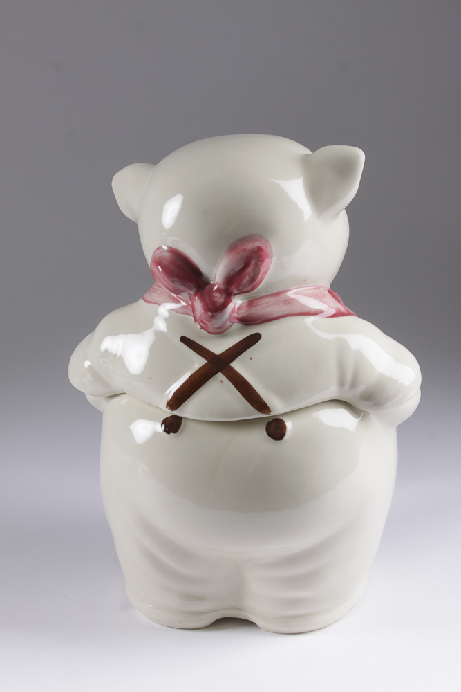 Vintage Shawnee Pottery Smiley Pig Cookie Jar