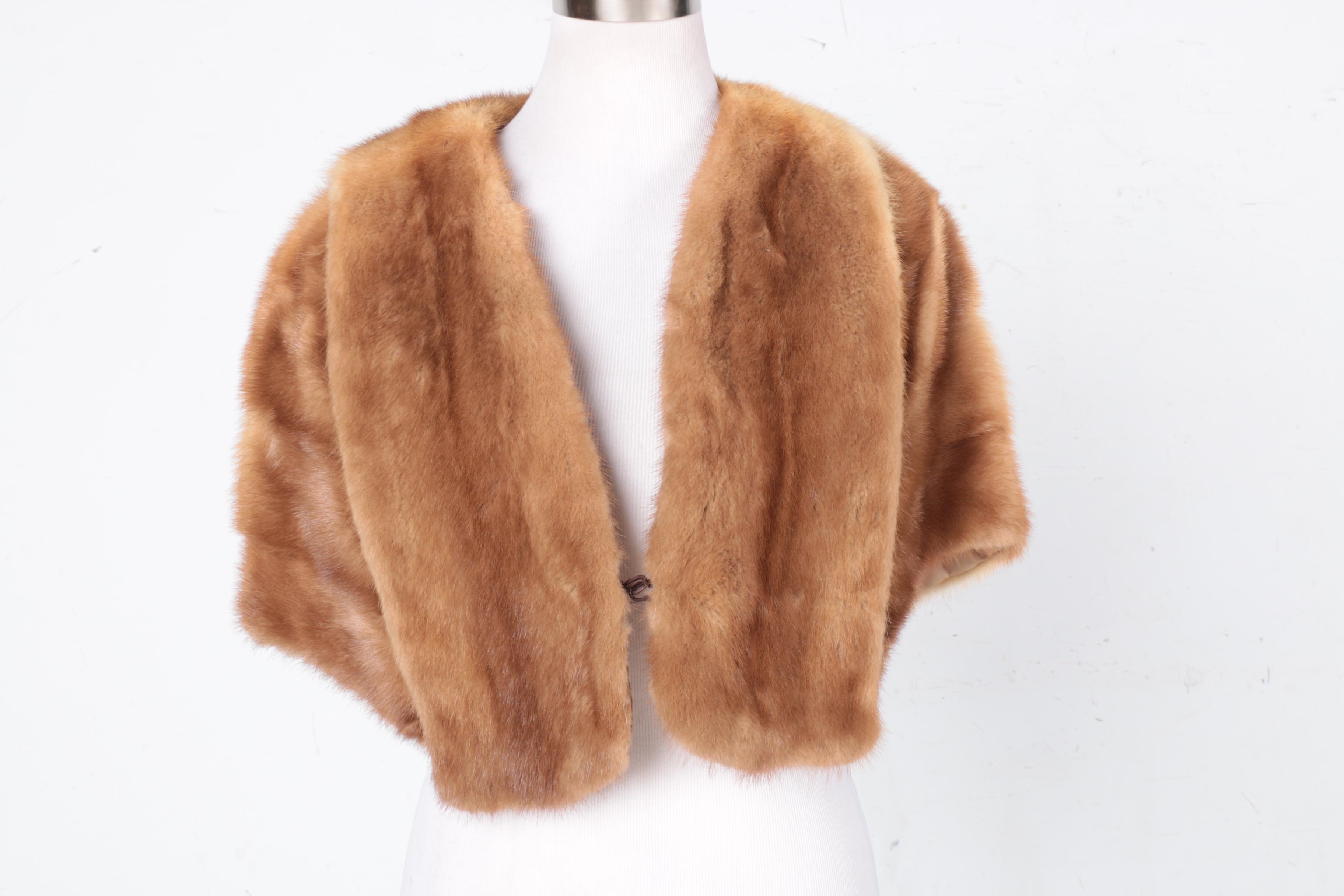 Vintage Mink Fur Stoles