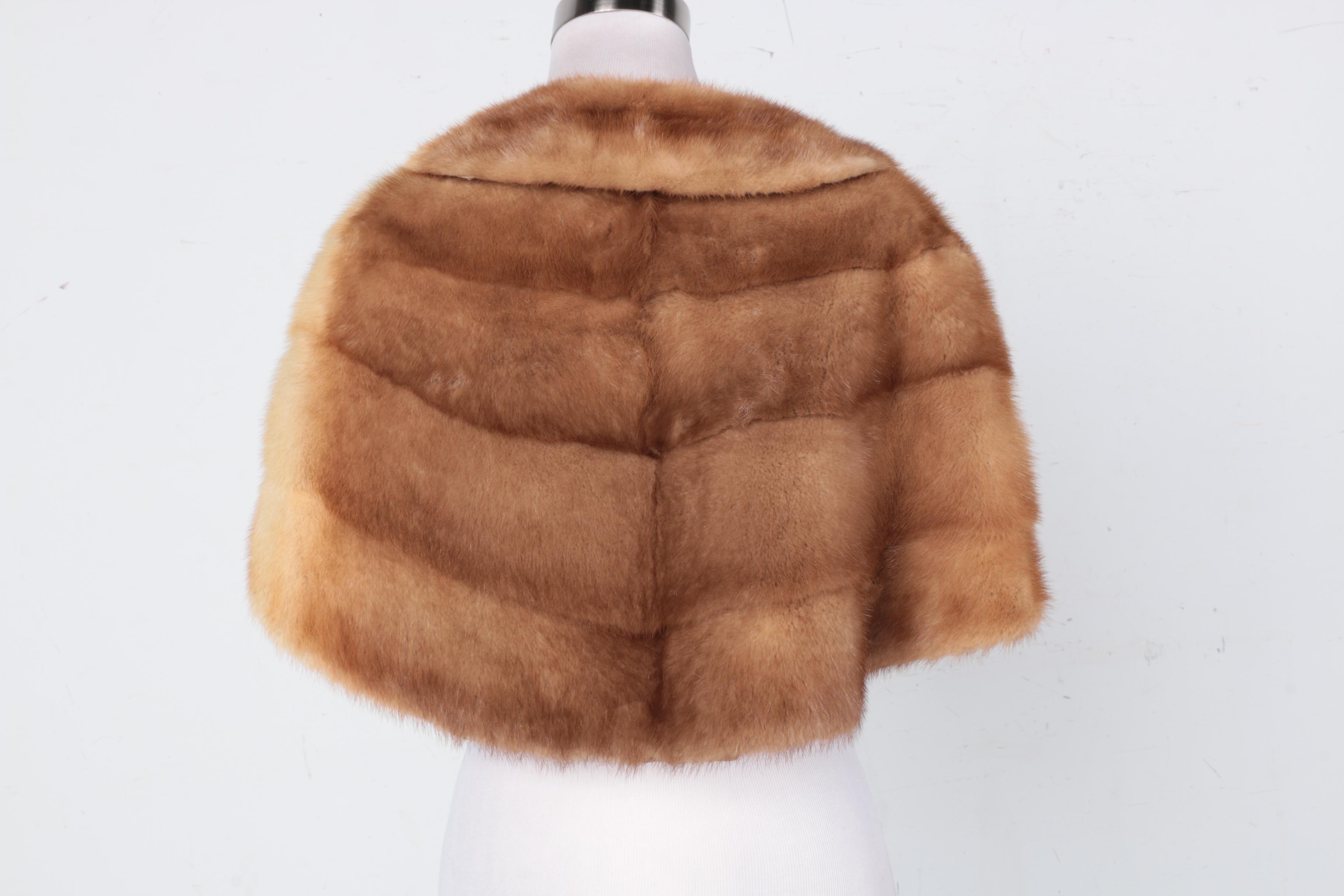 Vintage Mink Fur Stoles
