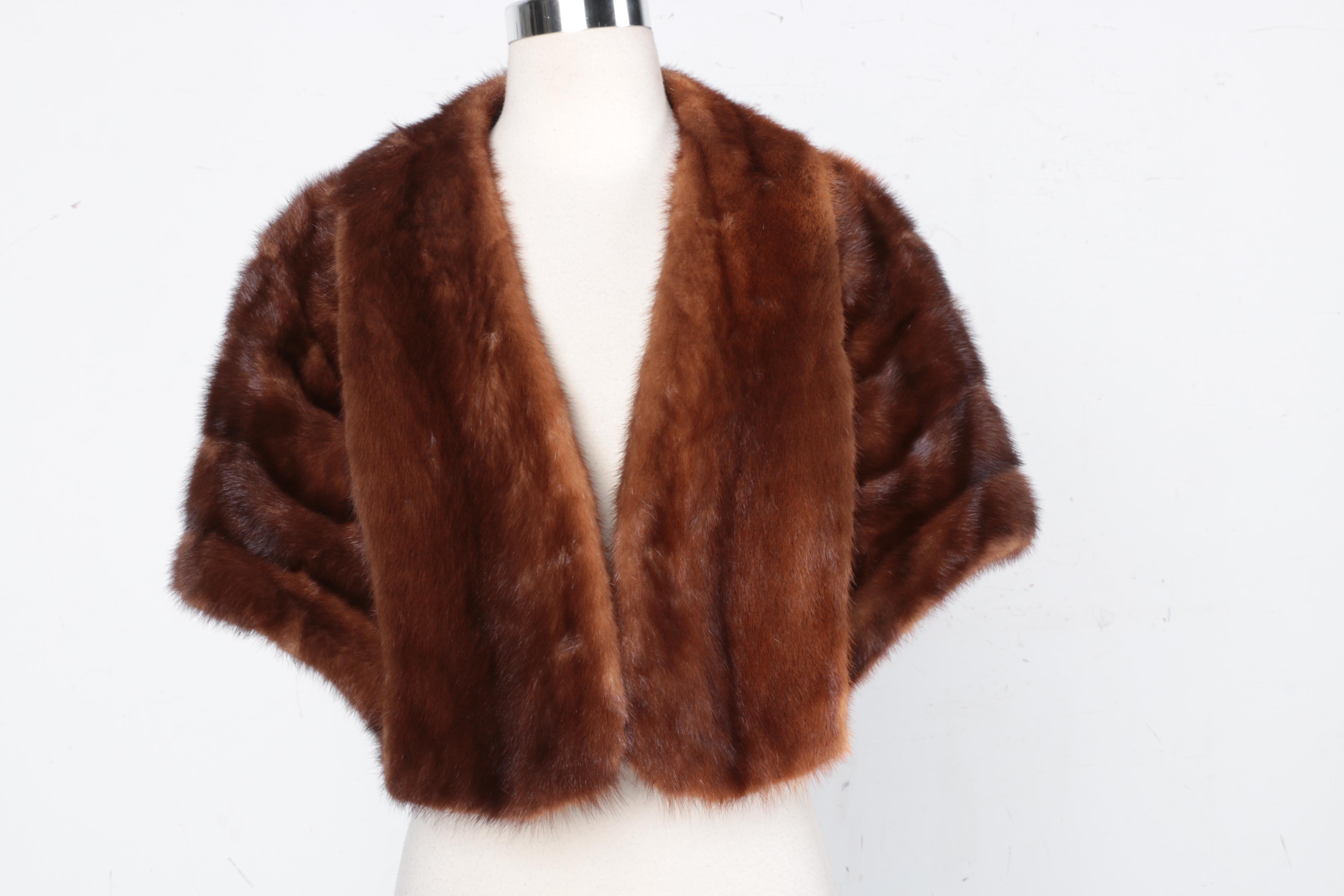 Vintage Mink Fur Stoles
