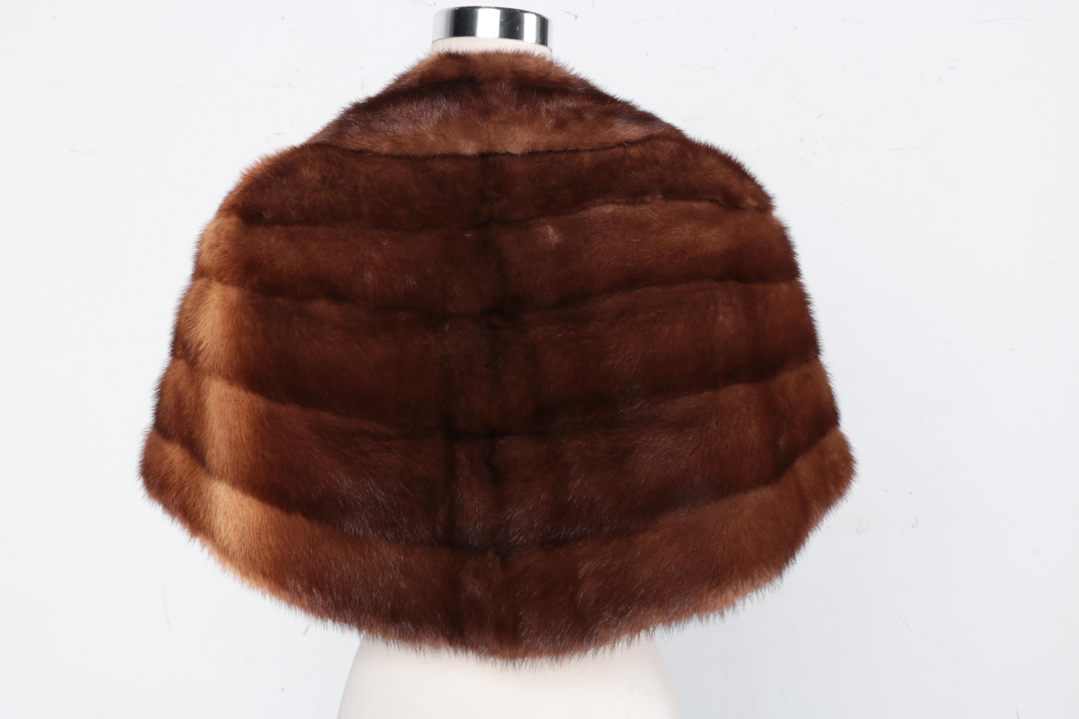 Vintage Mink Fur Stoles
