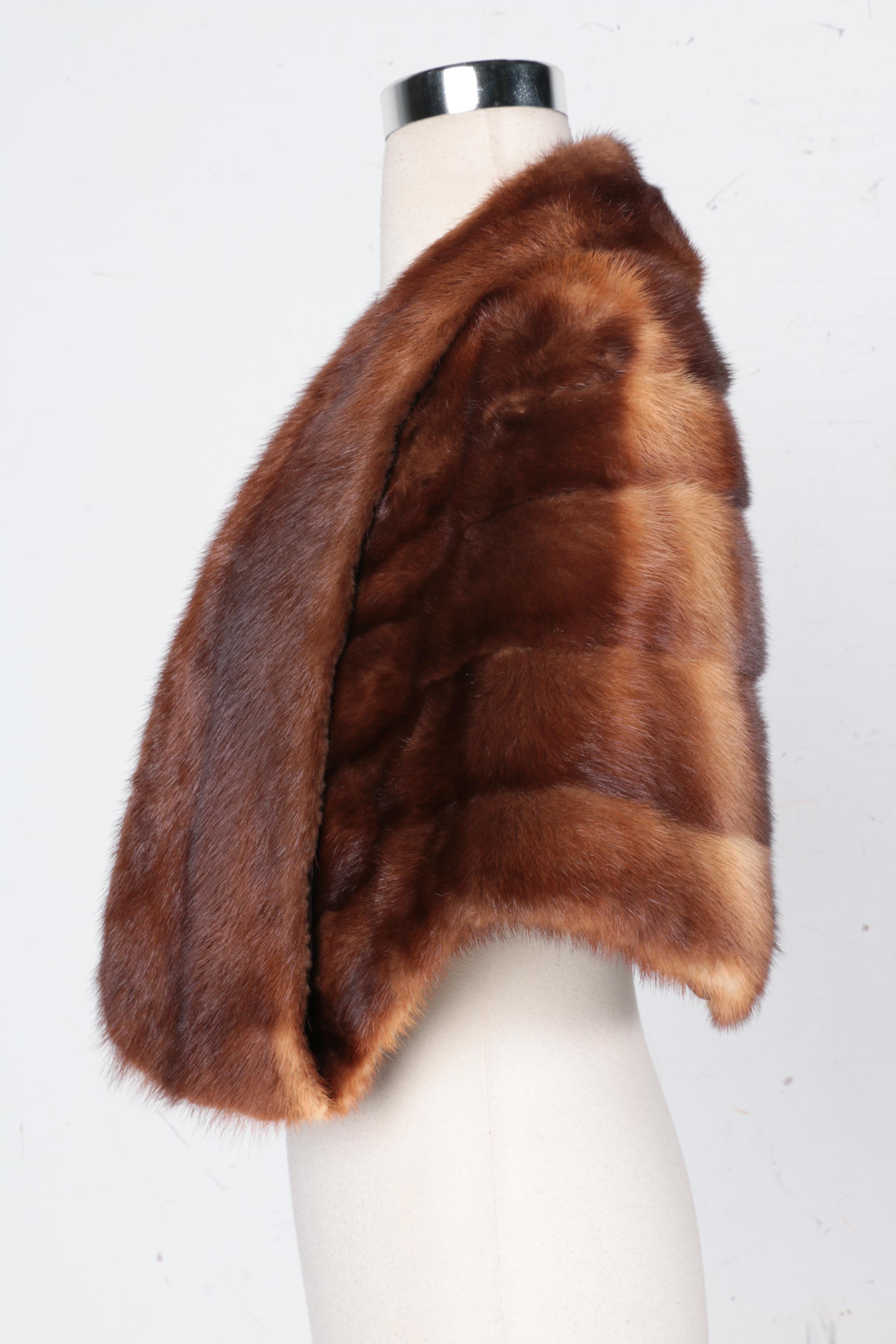 Vintage Mink Fur Stoles