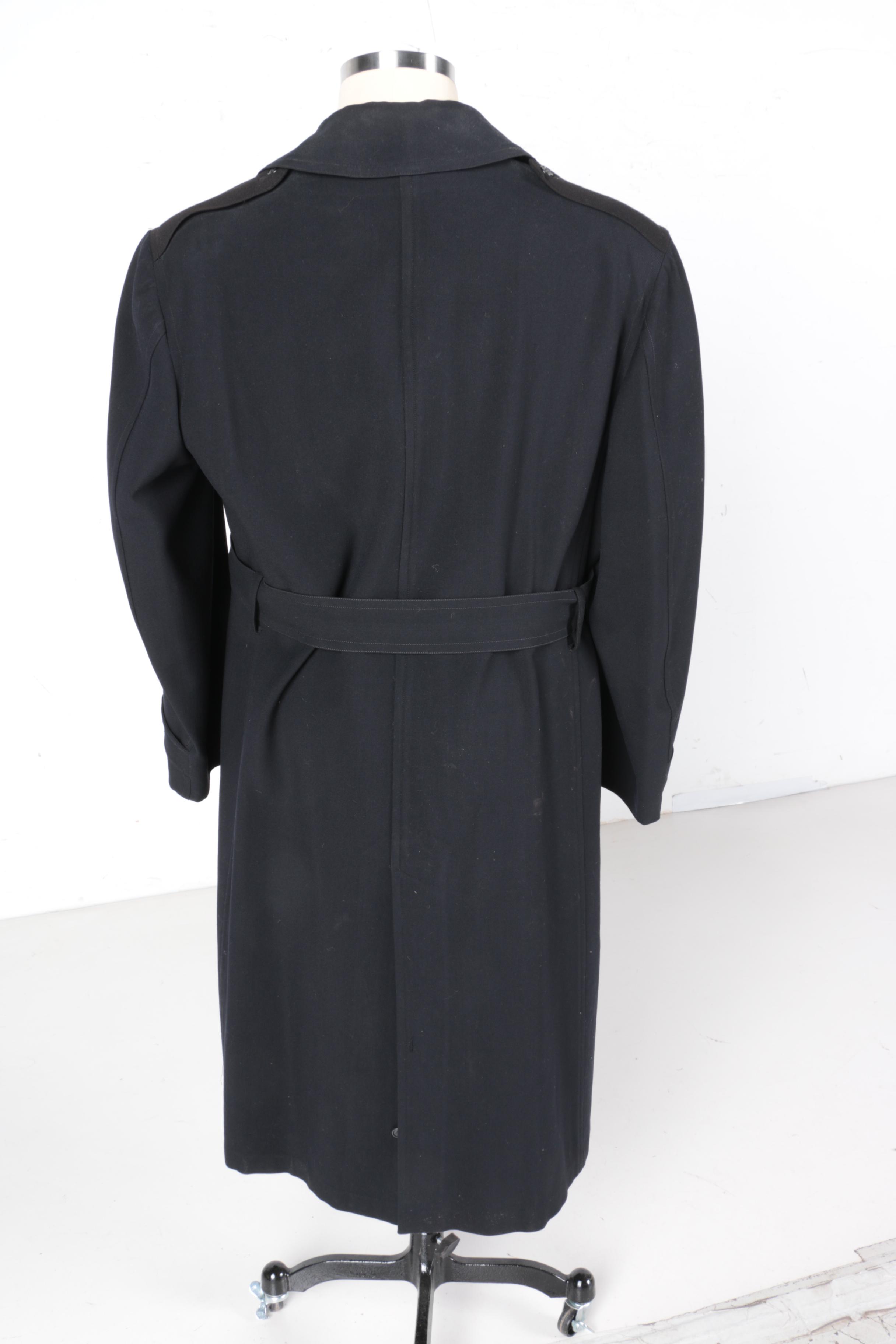 Men's Desmonod's Black Trench Coat