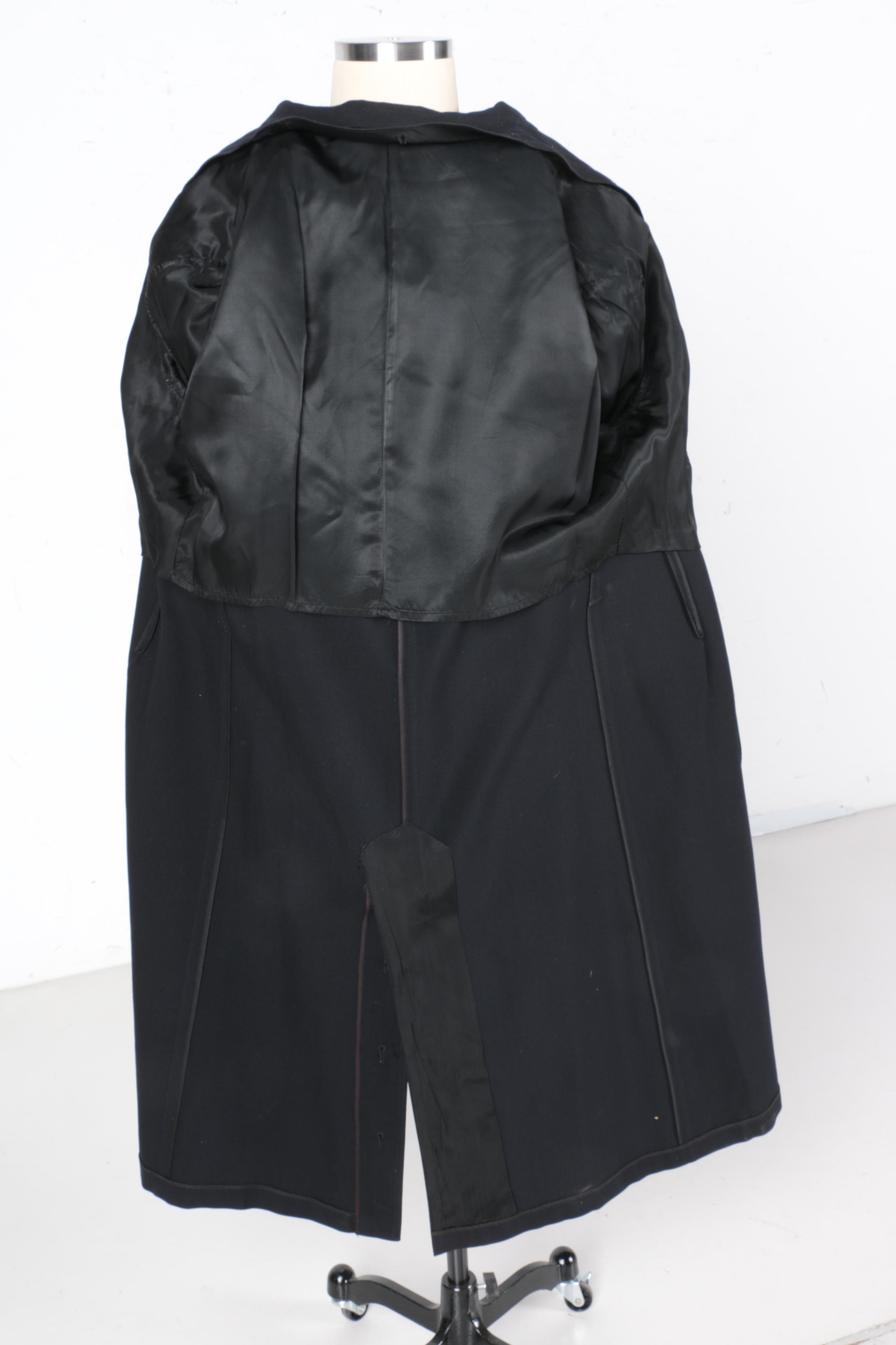 Men's Desmonod's Black Trench Coat