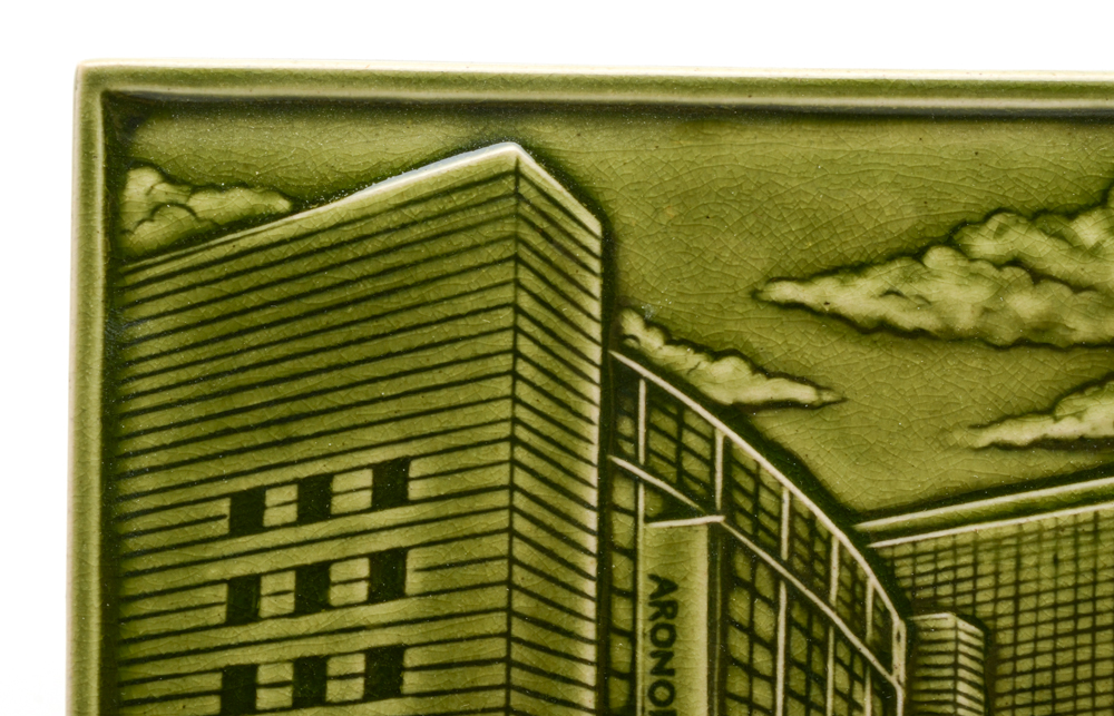 Rookwood Pottery 1st Edition Commemorative "Aronoff" Tile