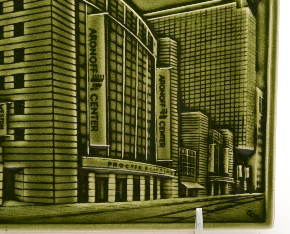 Rookwood Pottery 1st Edition Commemorative "Aronoff" Tile