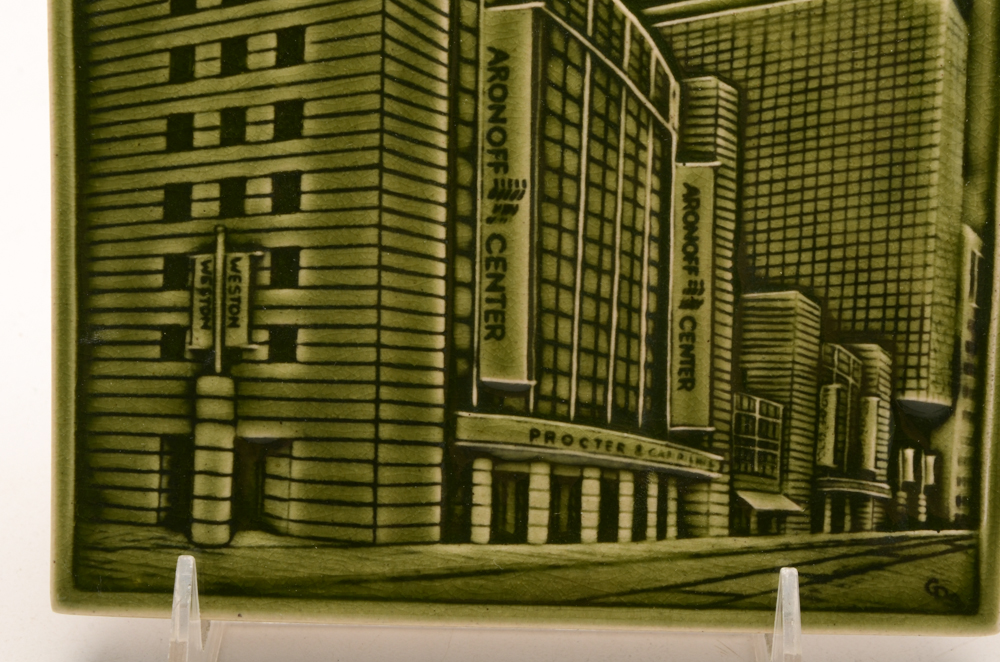 Rookwood Pottery 1st Edition Commemorative "Aronoff" Tile