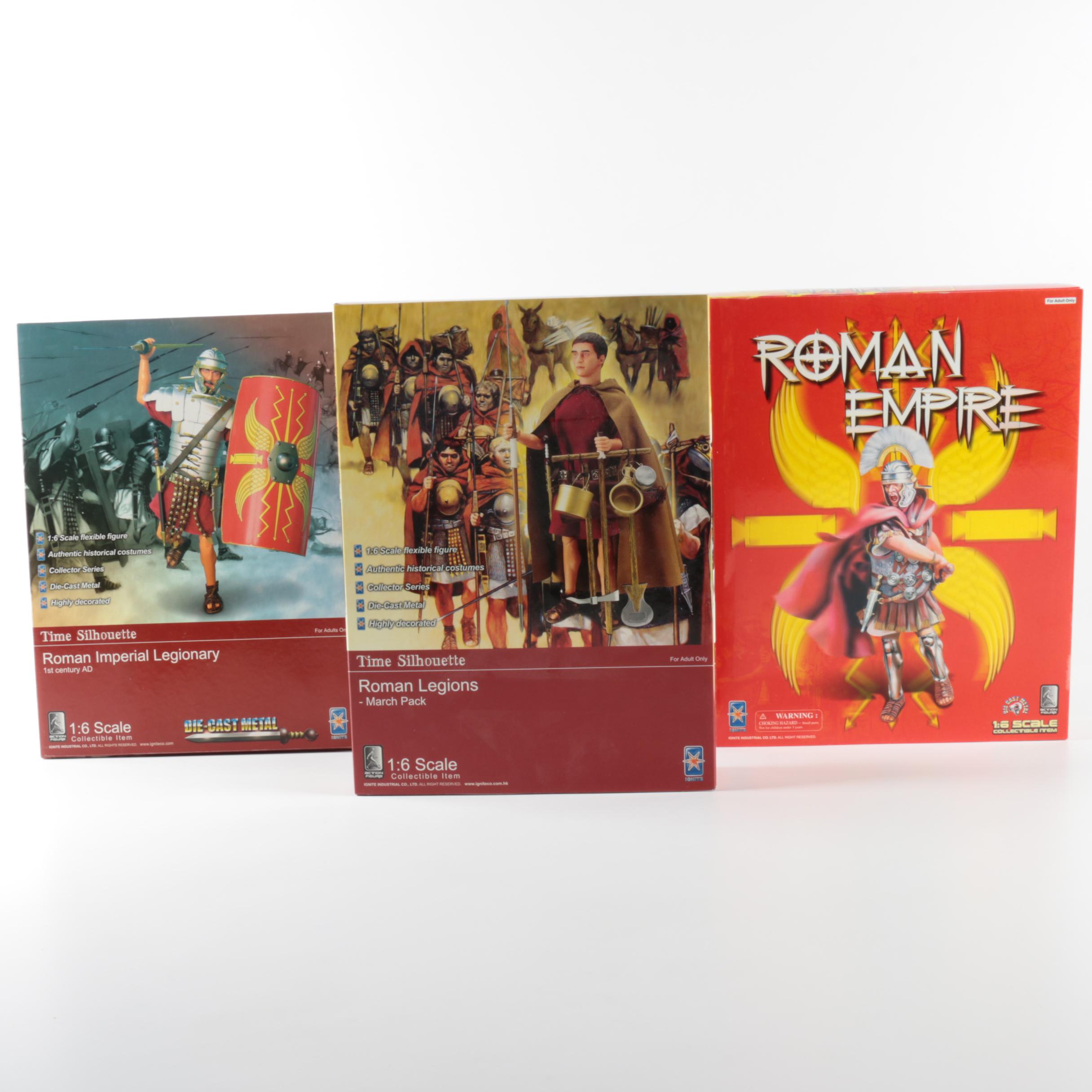 Collection of Roman Soldier Action Figures