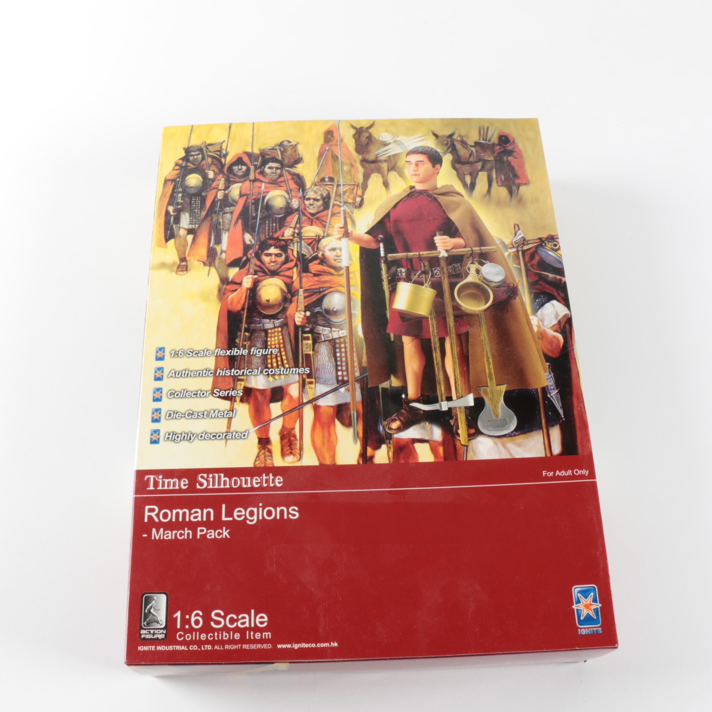 Collection of Roman Soldier Action Figures