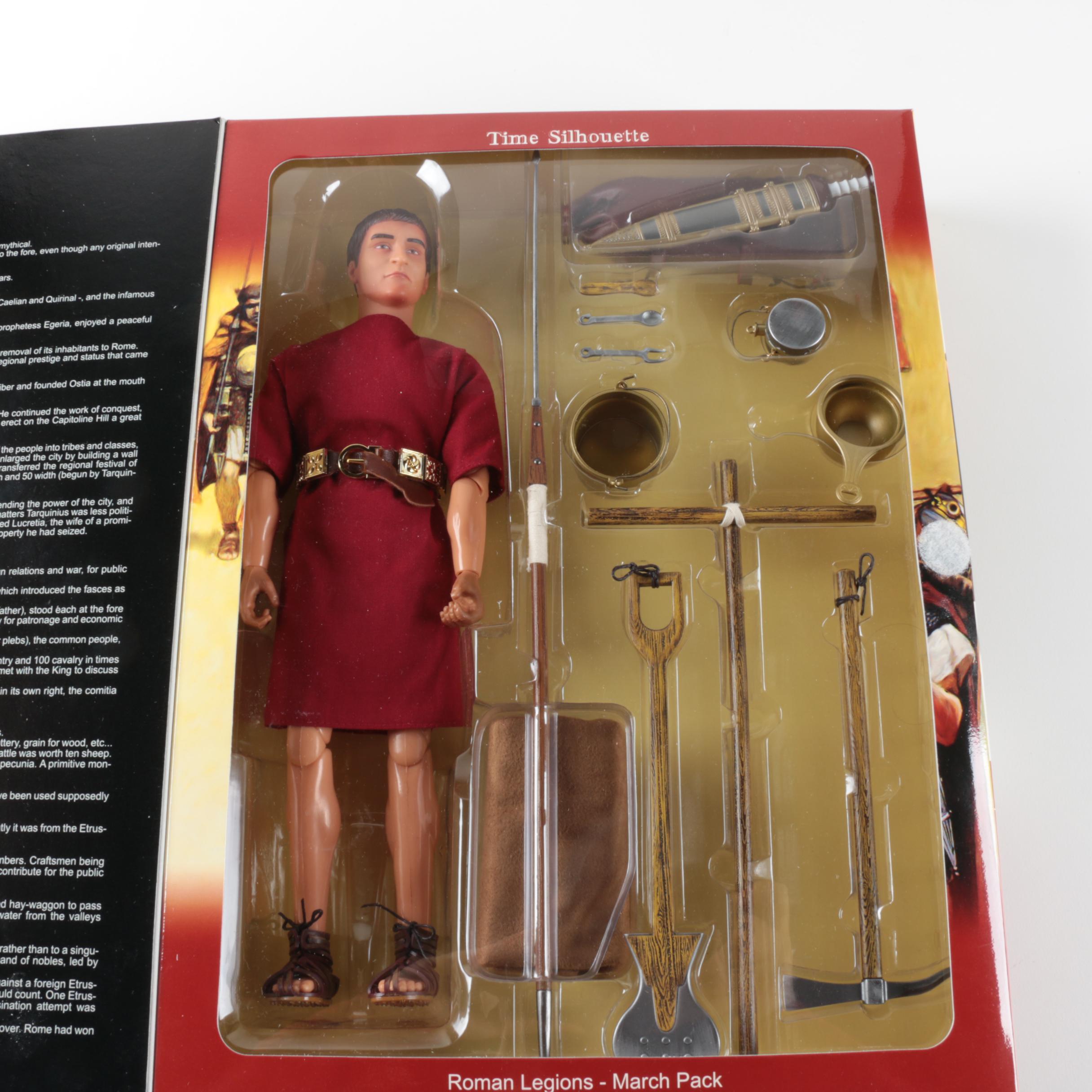 Collection of Roman Soldier Action Figures