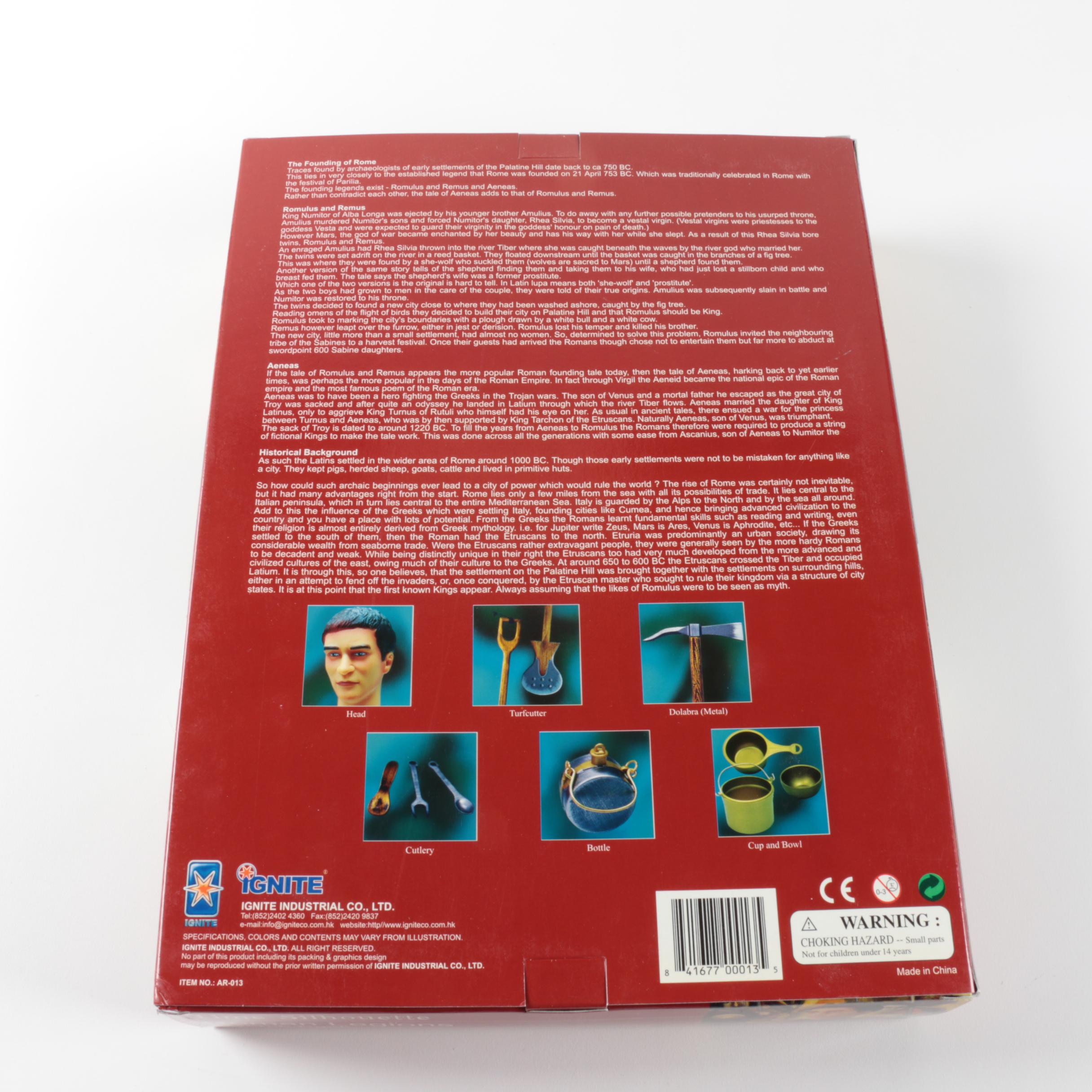 Collection of Roman Soldier Action Figures