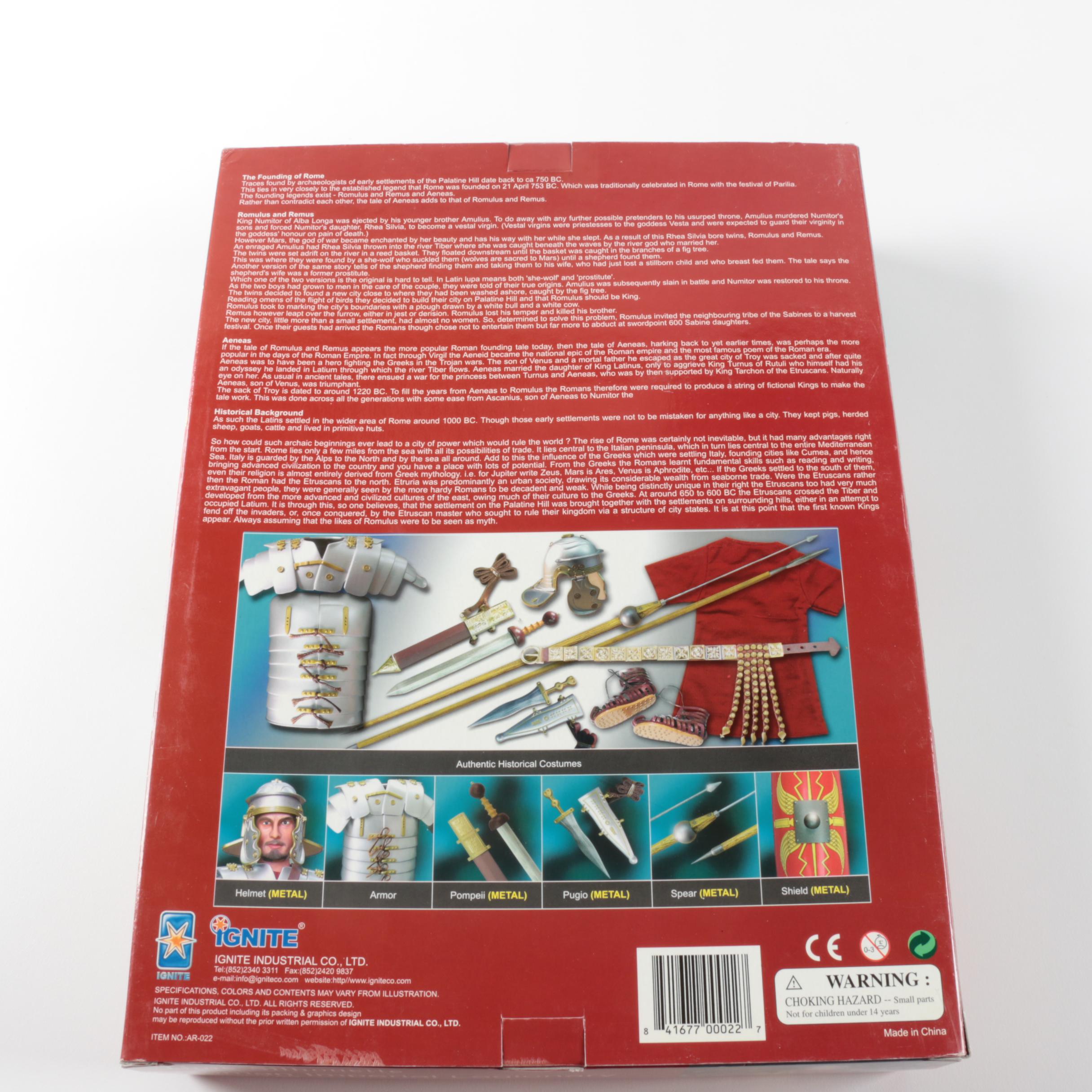 Collection of Roman Soldier Action Figures