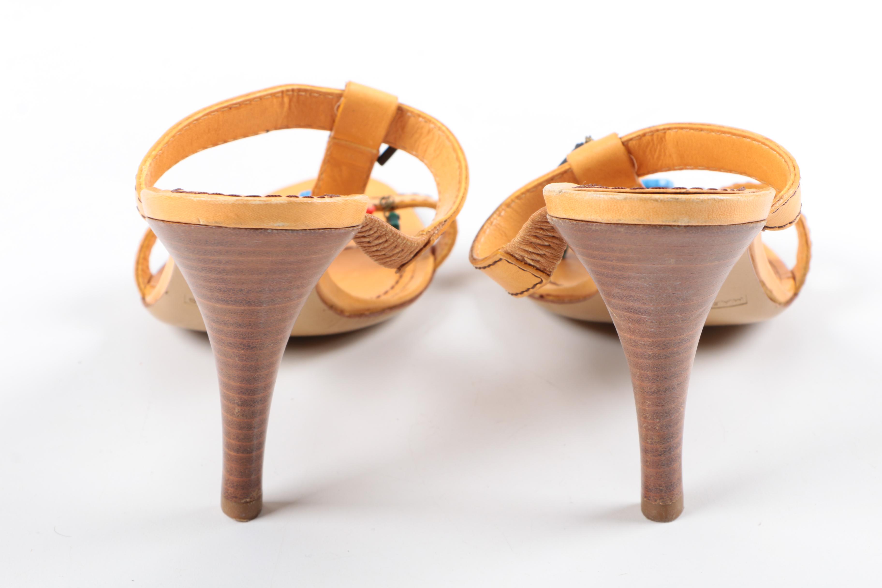 Marc Jacobs High Heel Charm Sandals