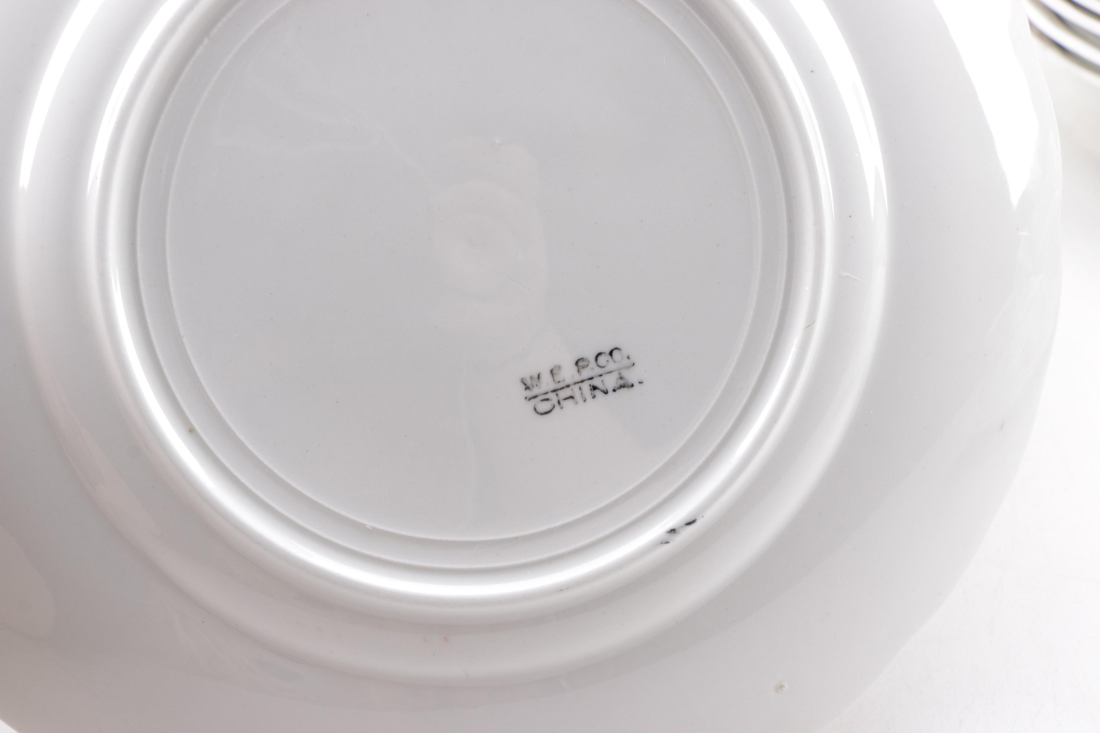 West End Pottery Company China Set