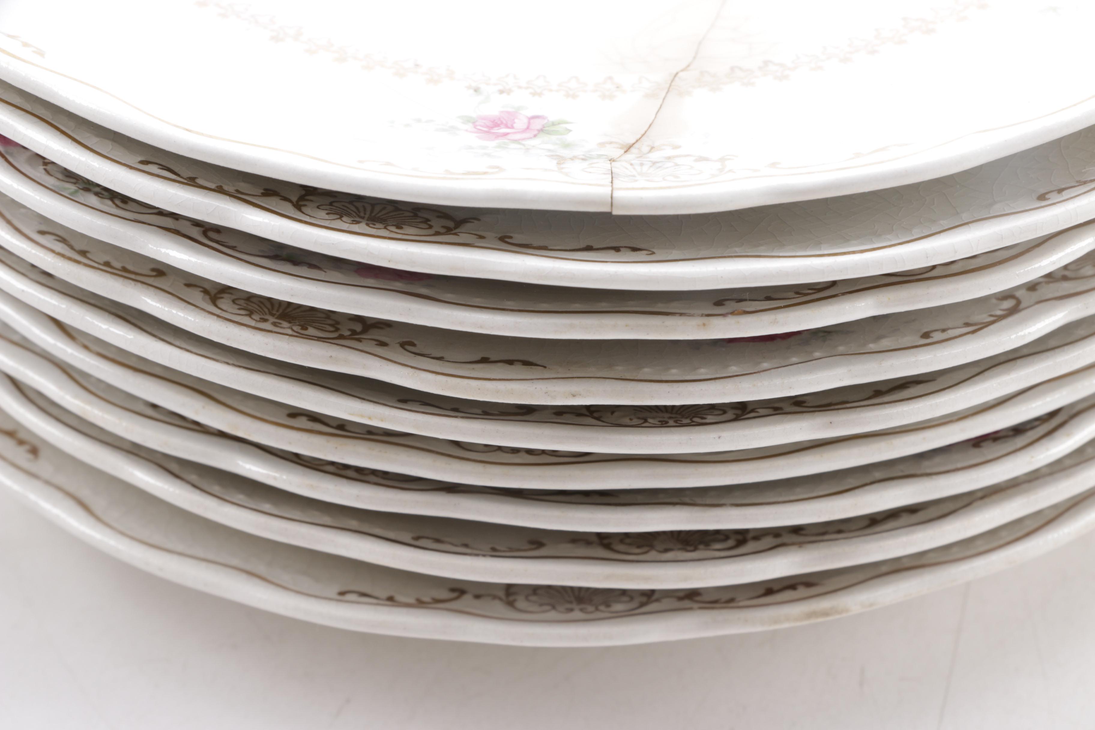 West End Pottery Company China Set