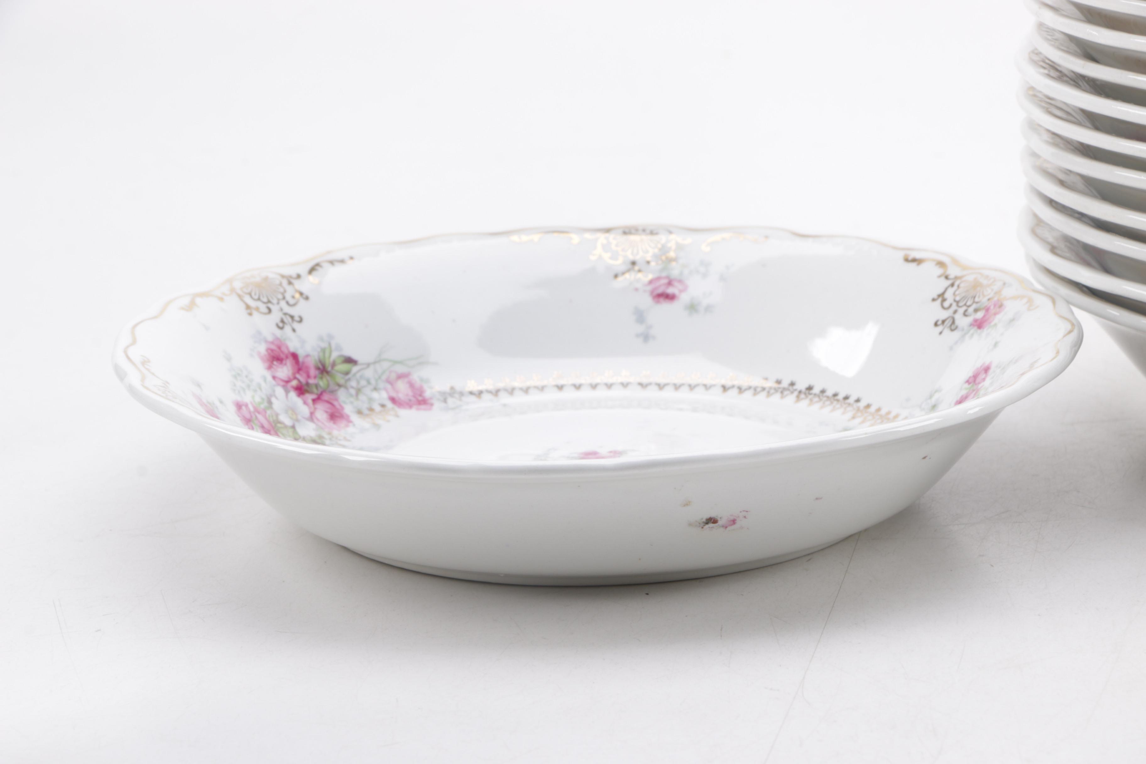 West End Pottery Company China Set