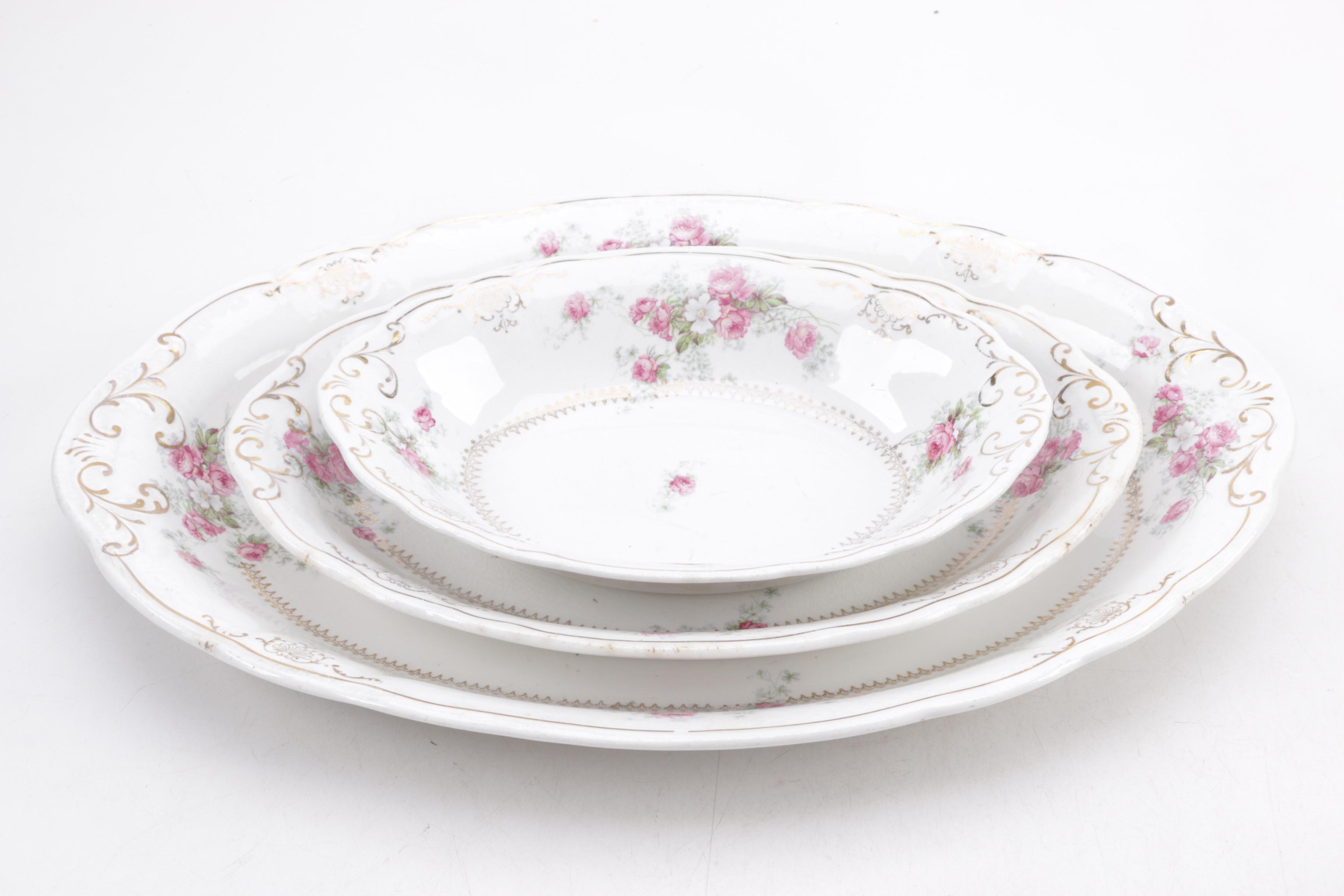 West End Pottery Company China Set