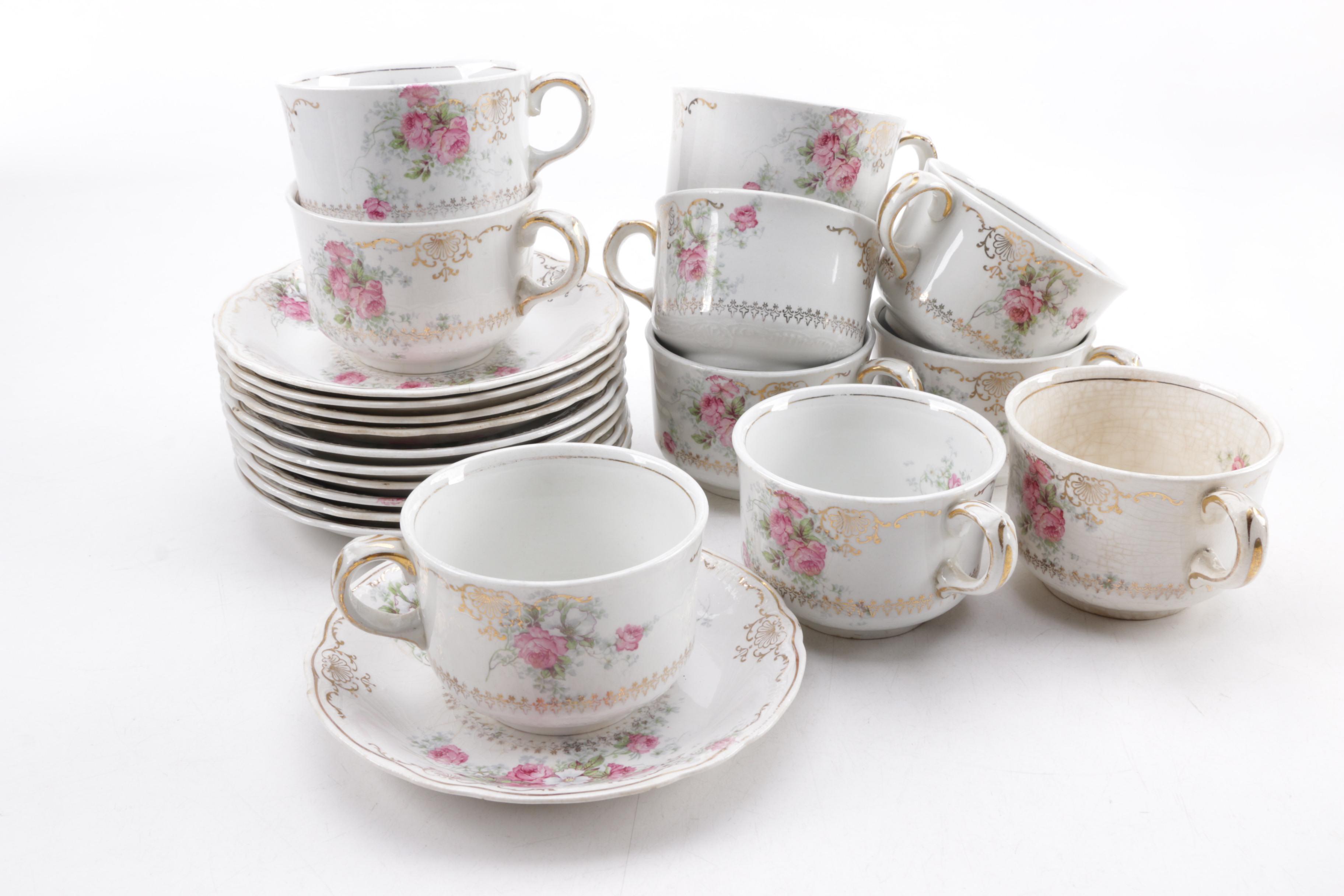 West End Pottery Company China Set