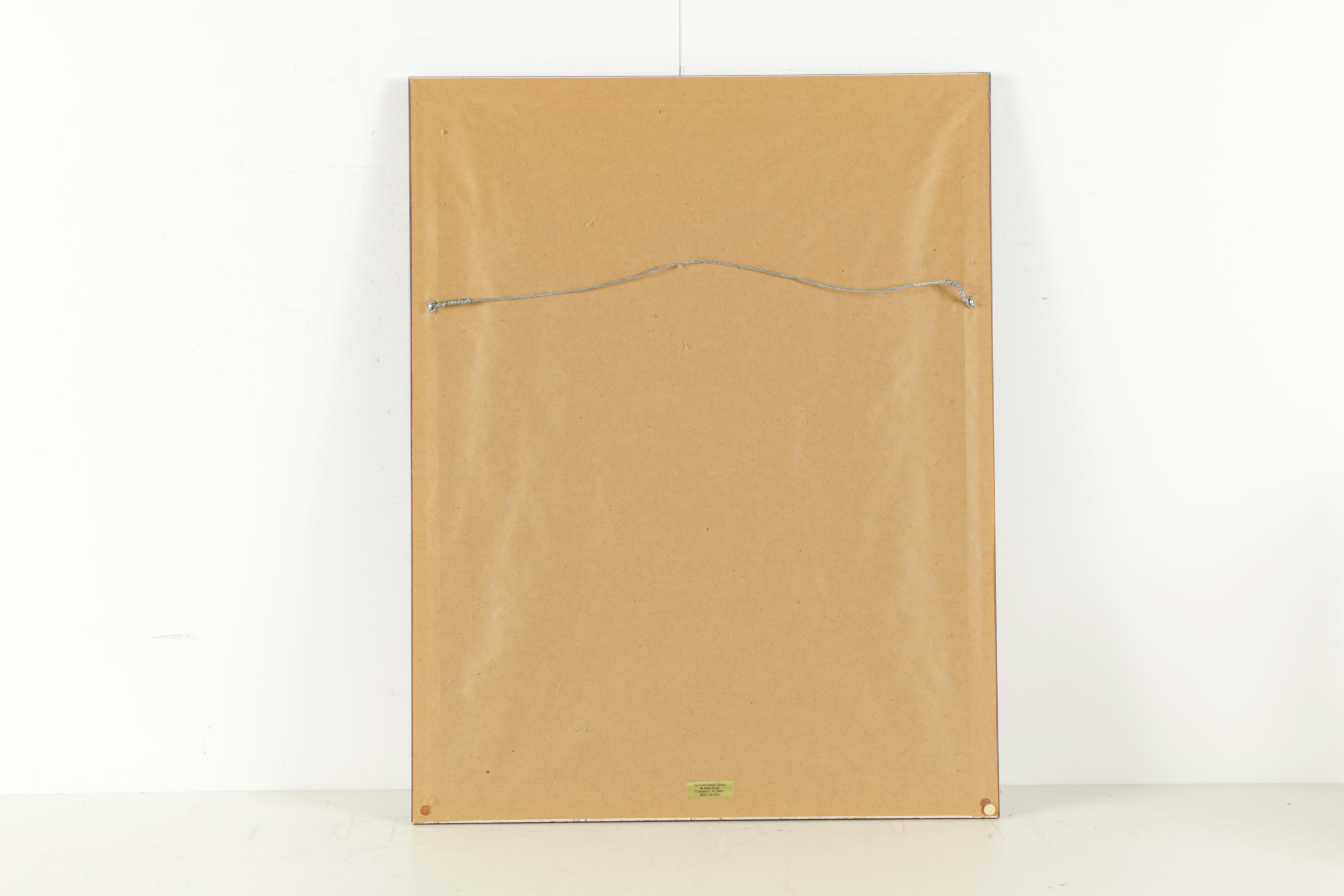 Victoria Platt Ellis Artist Proof Limited Edition Offset Lithograph of Houses