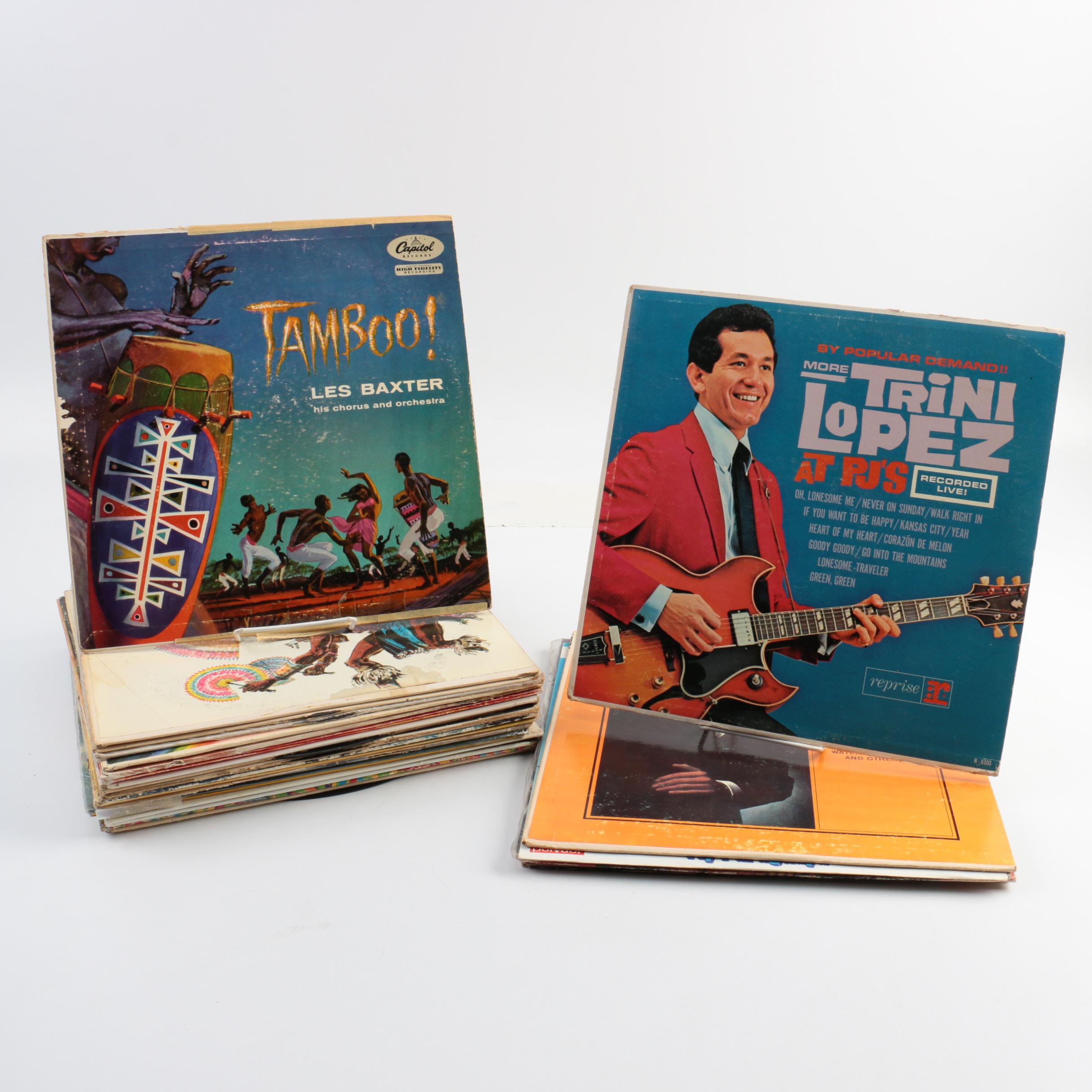 Folk and Spanish Language LP Record Collection