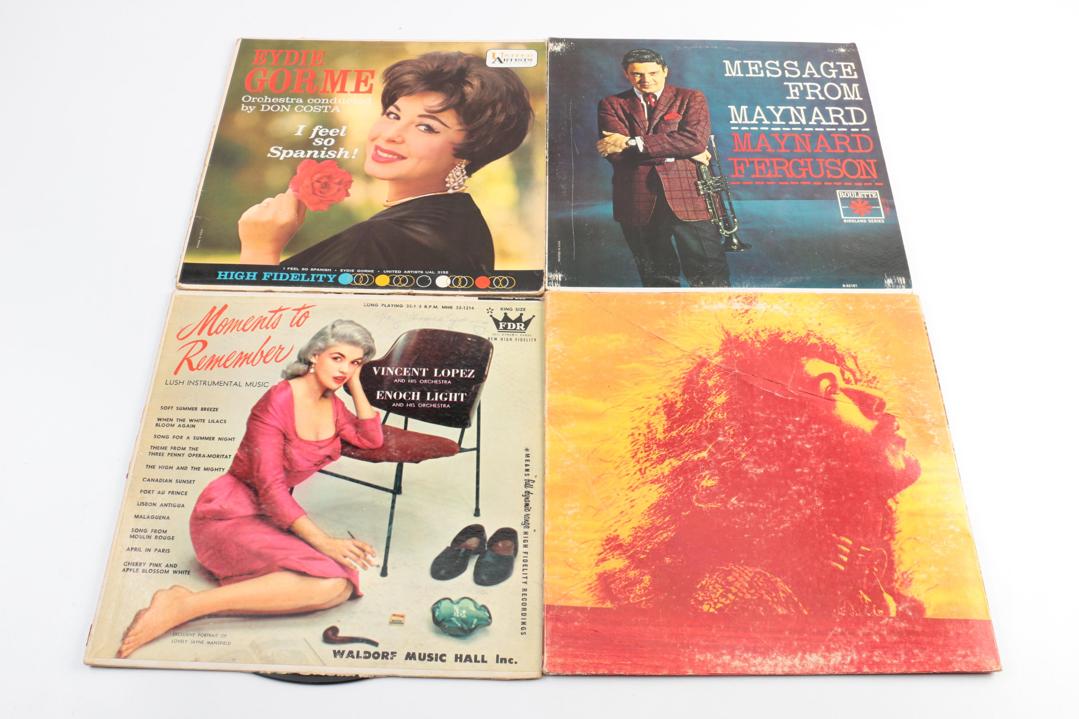 Folk and Spanish Language LP Record Collection