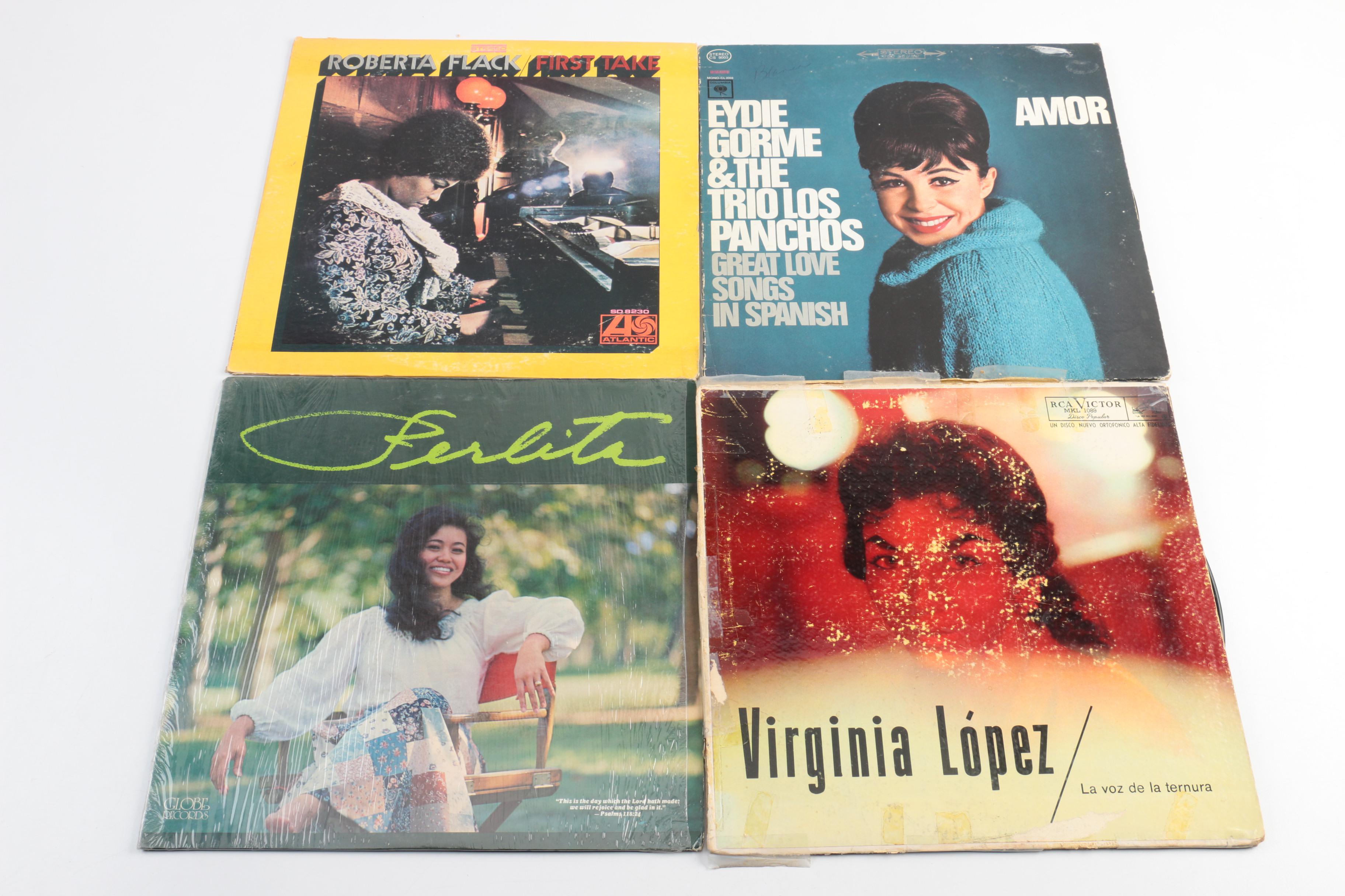 Folk and Spanish Language LP Record Collection