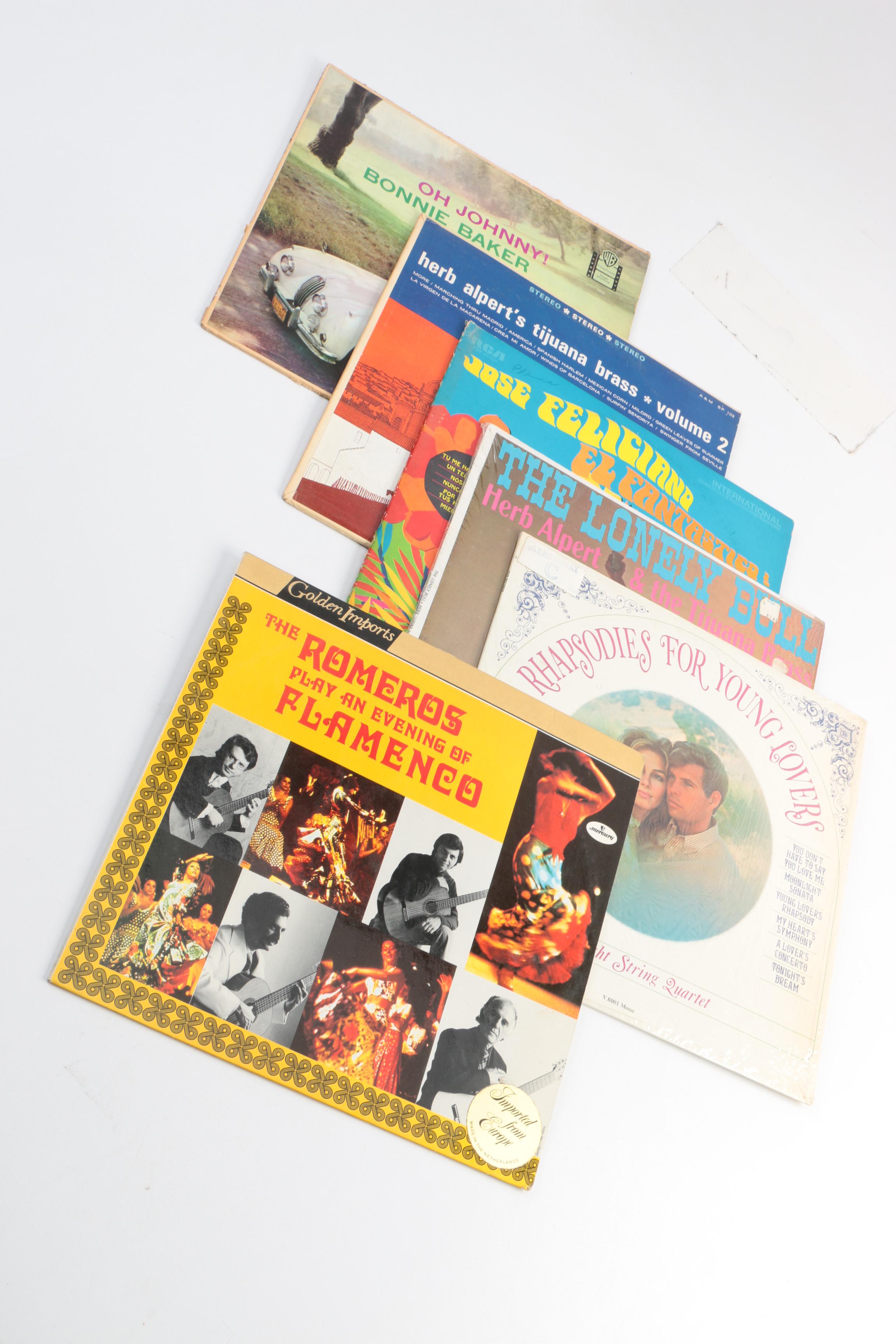 Folk and Spanish Language LP Record Collection