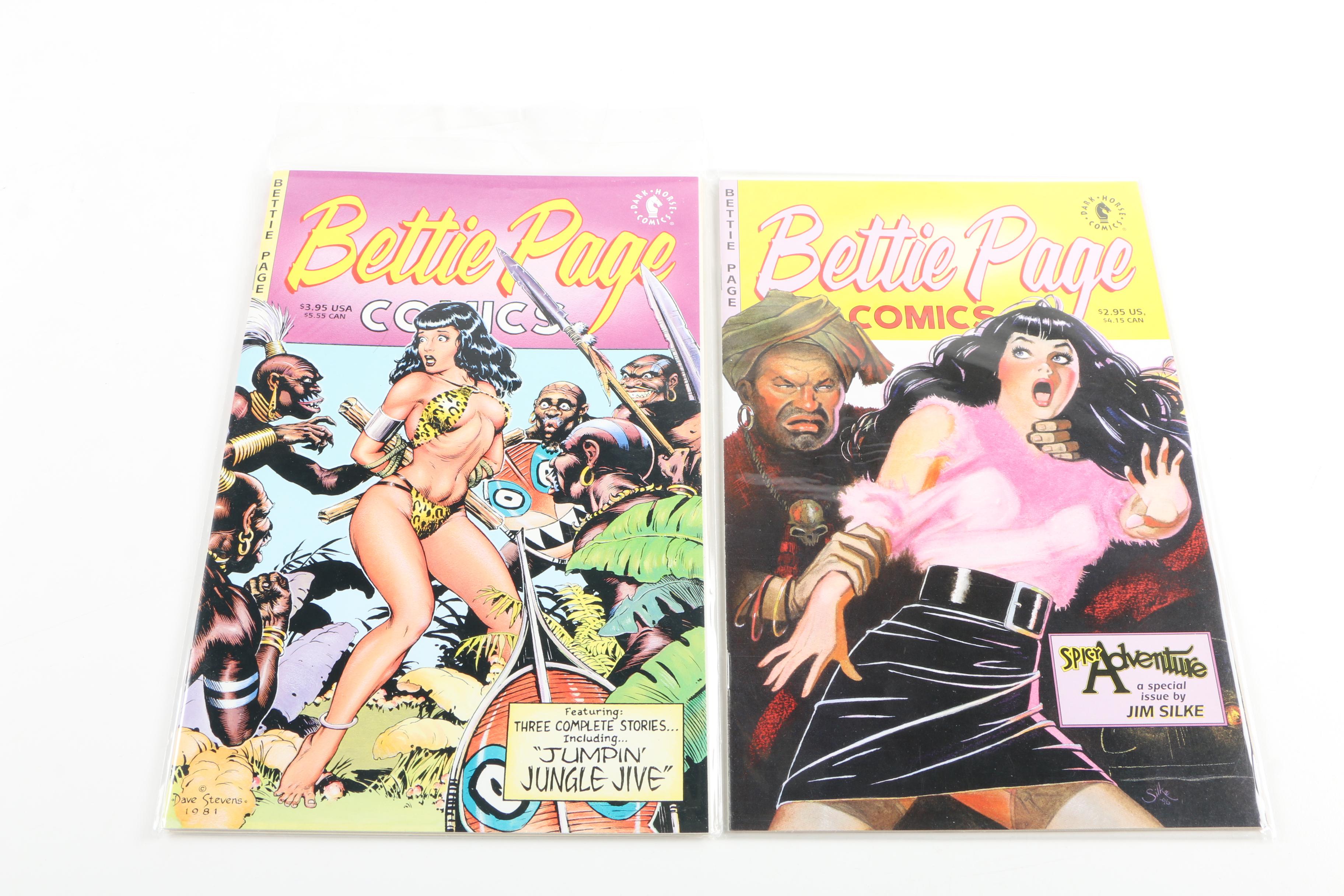 Assorted Modern-Age Comic Books featuring "Death Dealer" and "Bettie Page"
