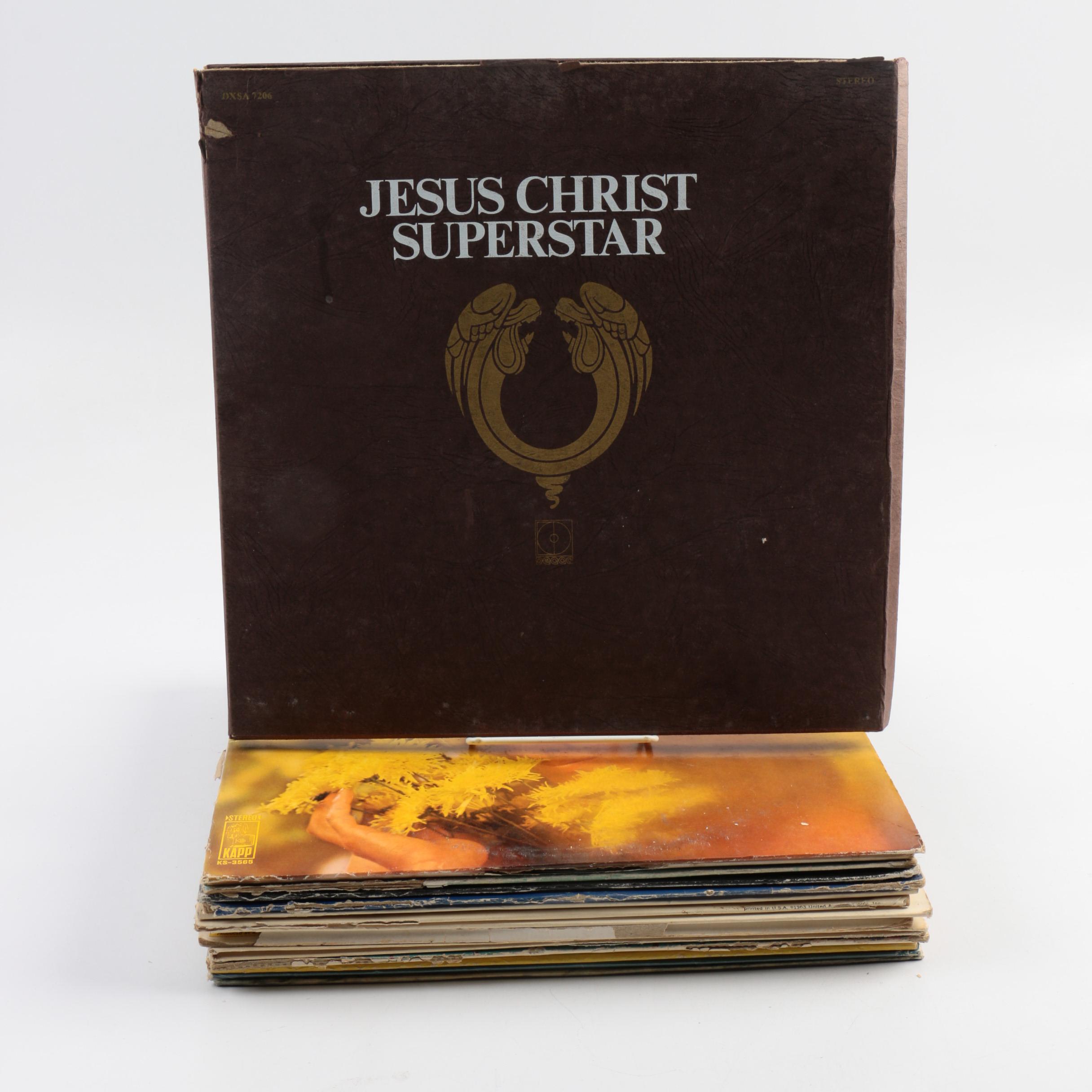 Collection of Children's and Soundtrack LP Records