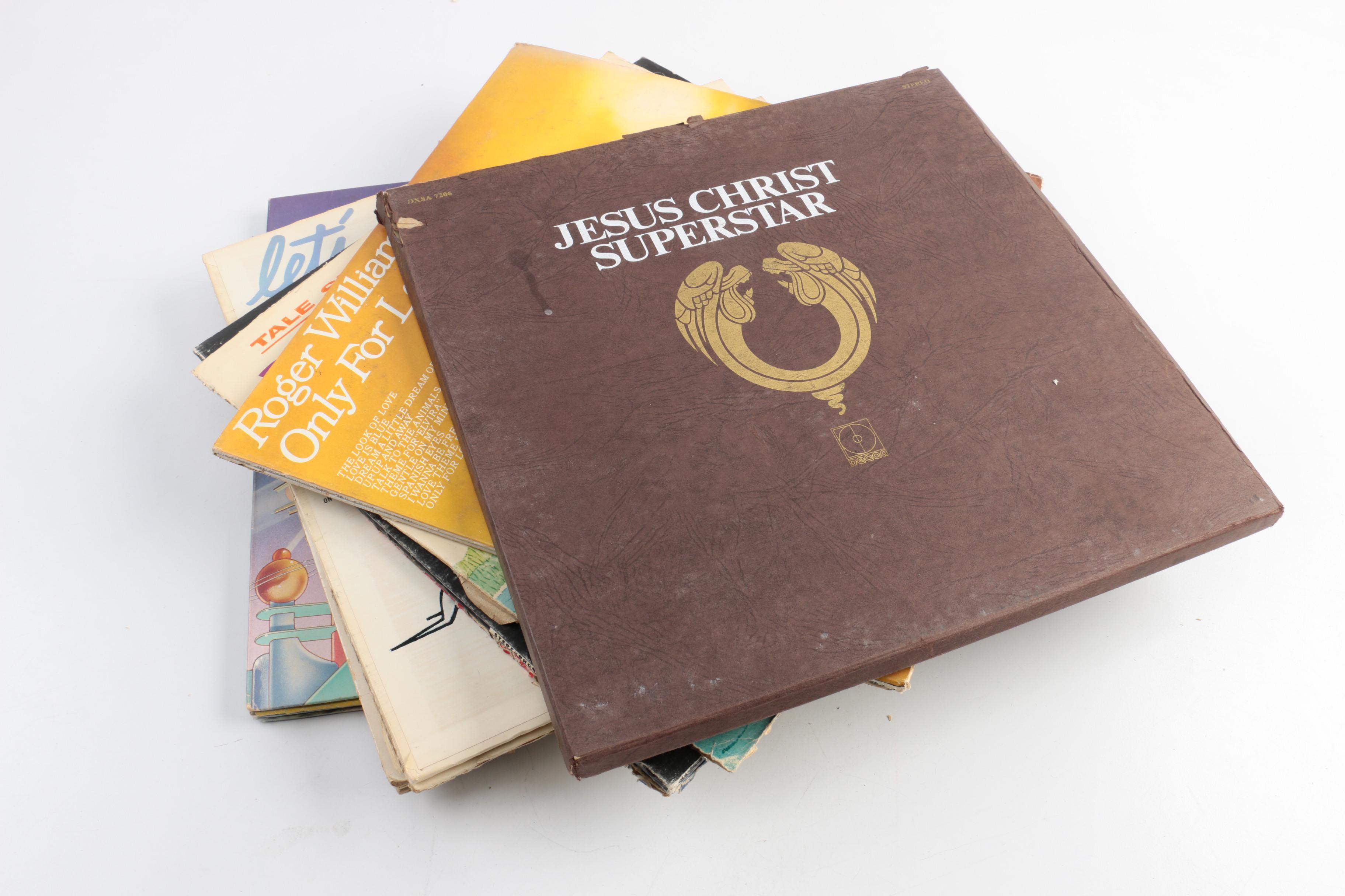 Collection of Children's and Soundtrack LP Records