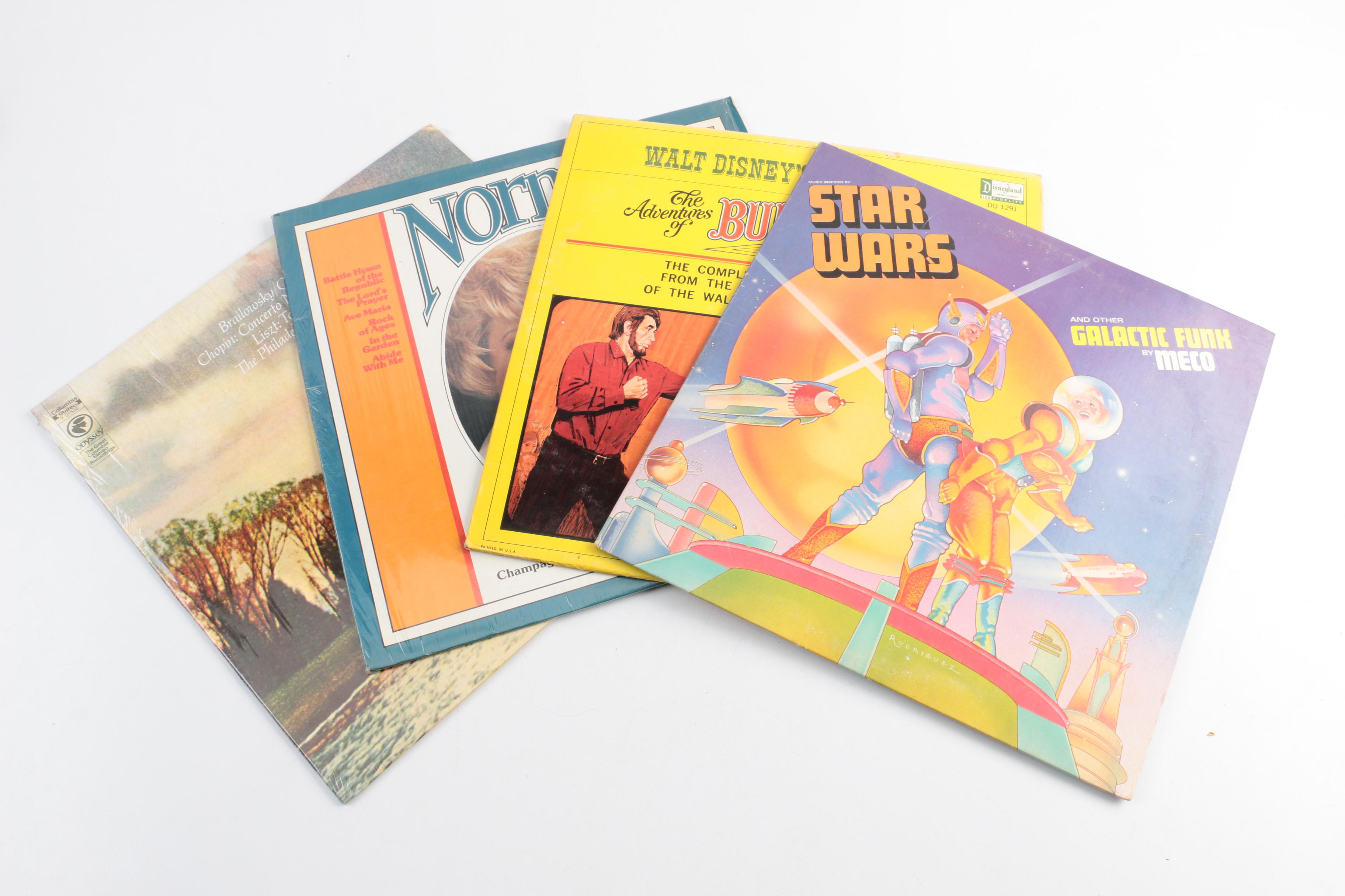 Collection of Children's and Soundtrack LP Records