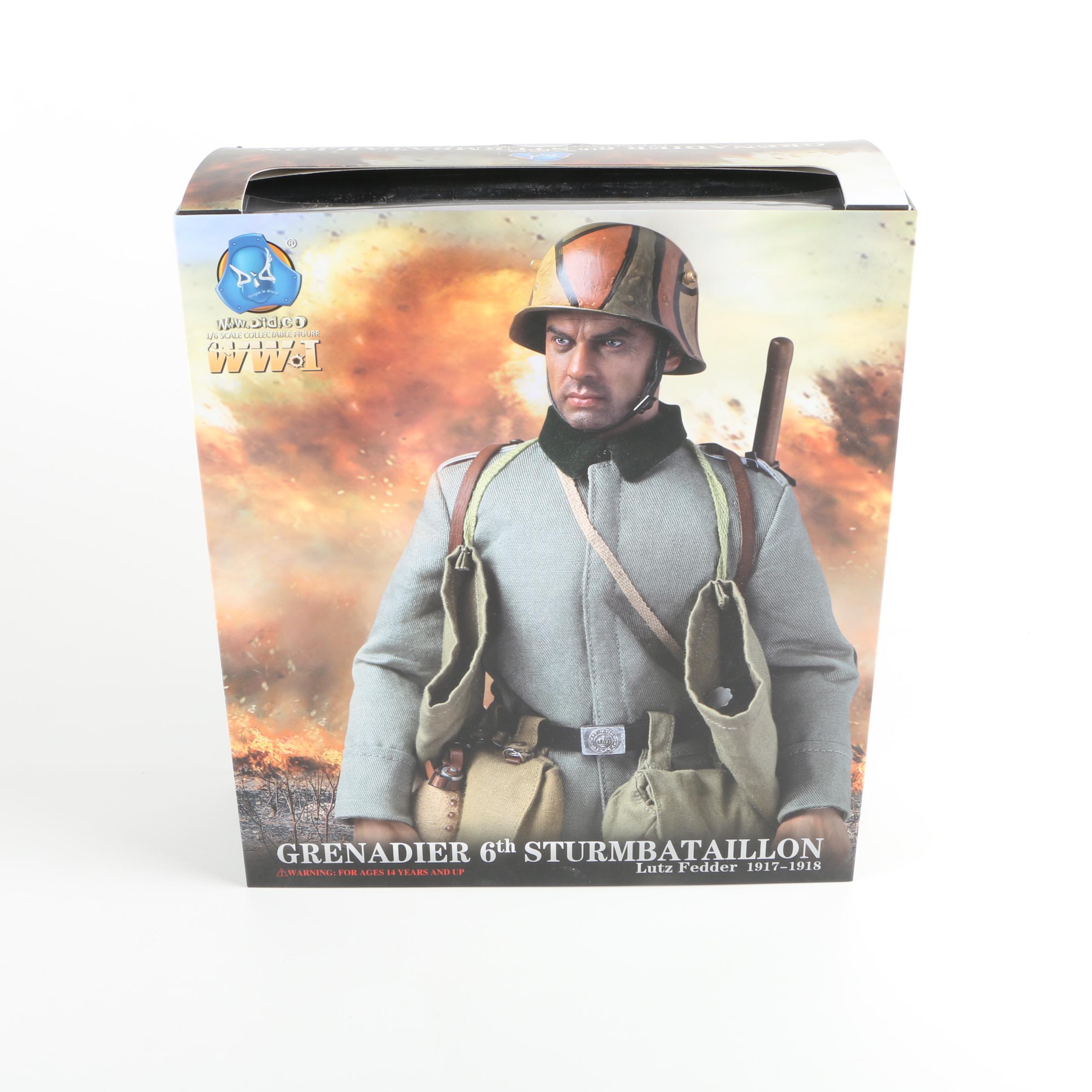 "Lutz Fedder" World War I German Stormtrooper Action Figure