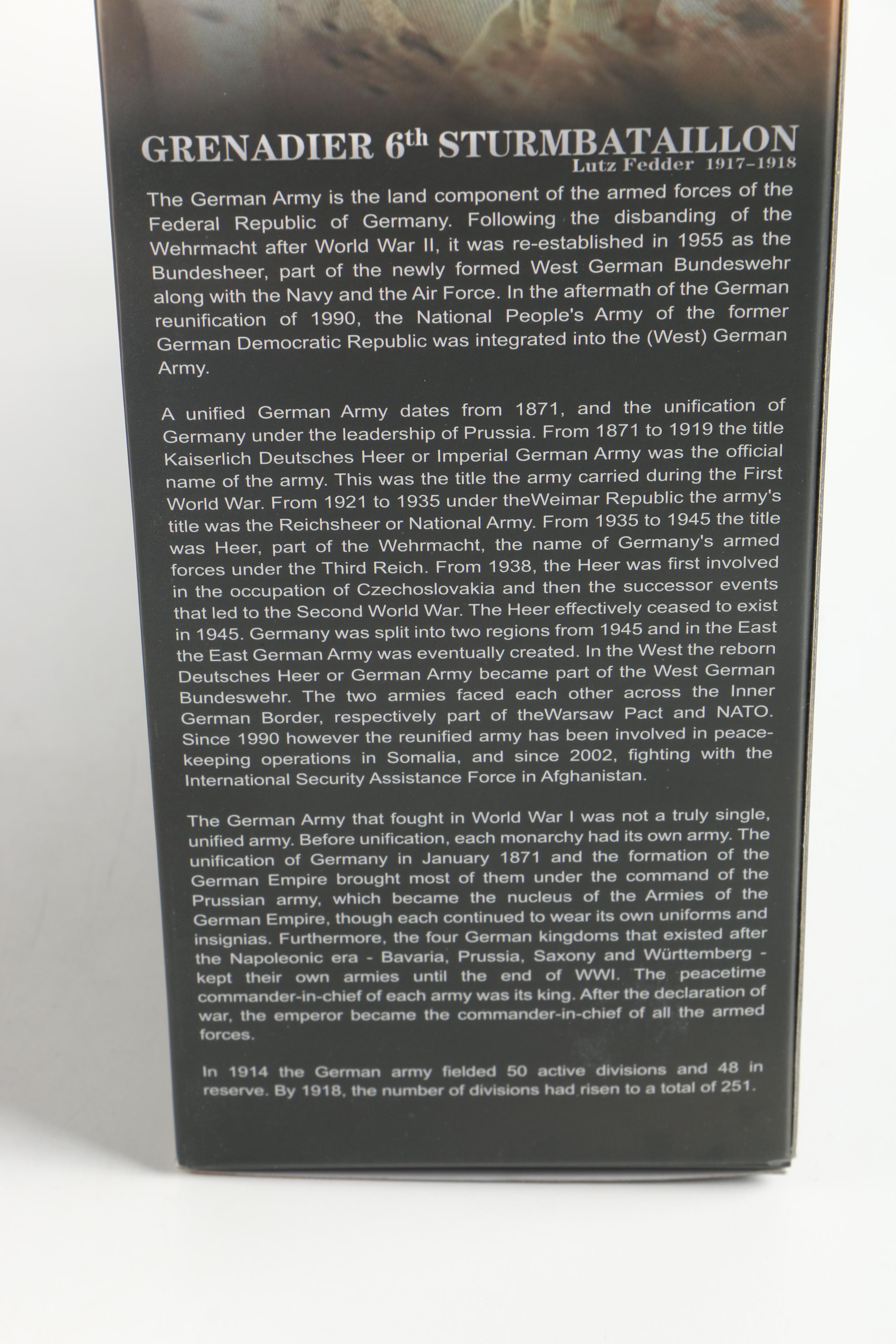 "Lutz Fedder" World War I German Stormtrooper Action Figure