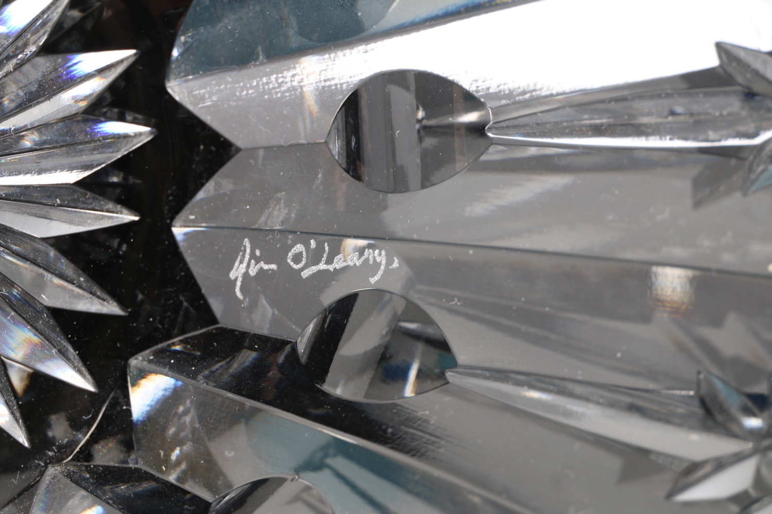 Waterford Crystal Bowl Signed By Jim O'Leary, Design Director