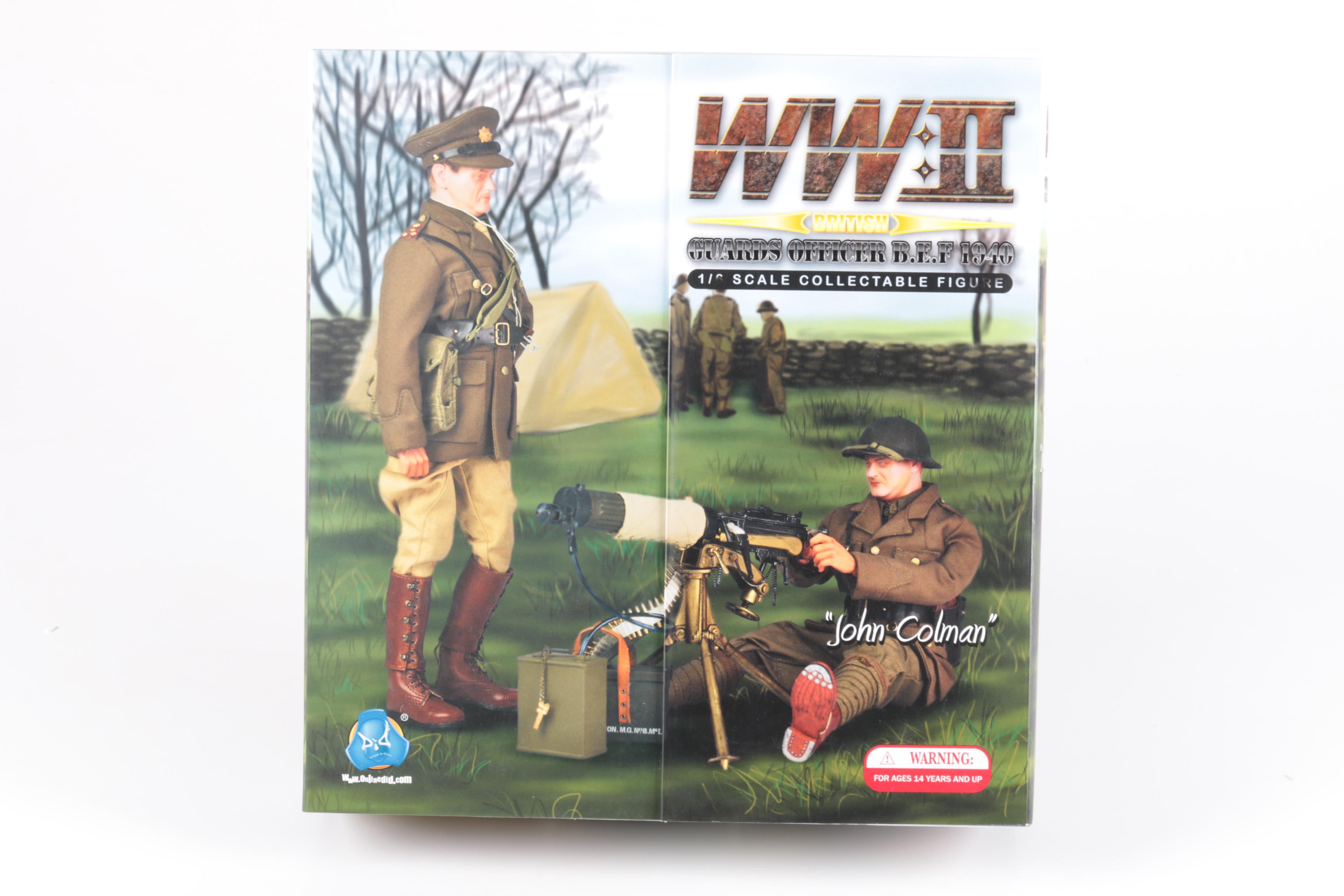Collection of DiD Corporation 1/6 Scale WWII Action Figures