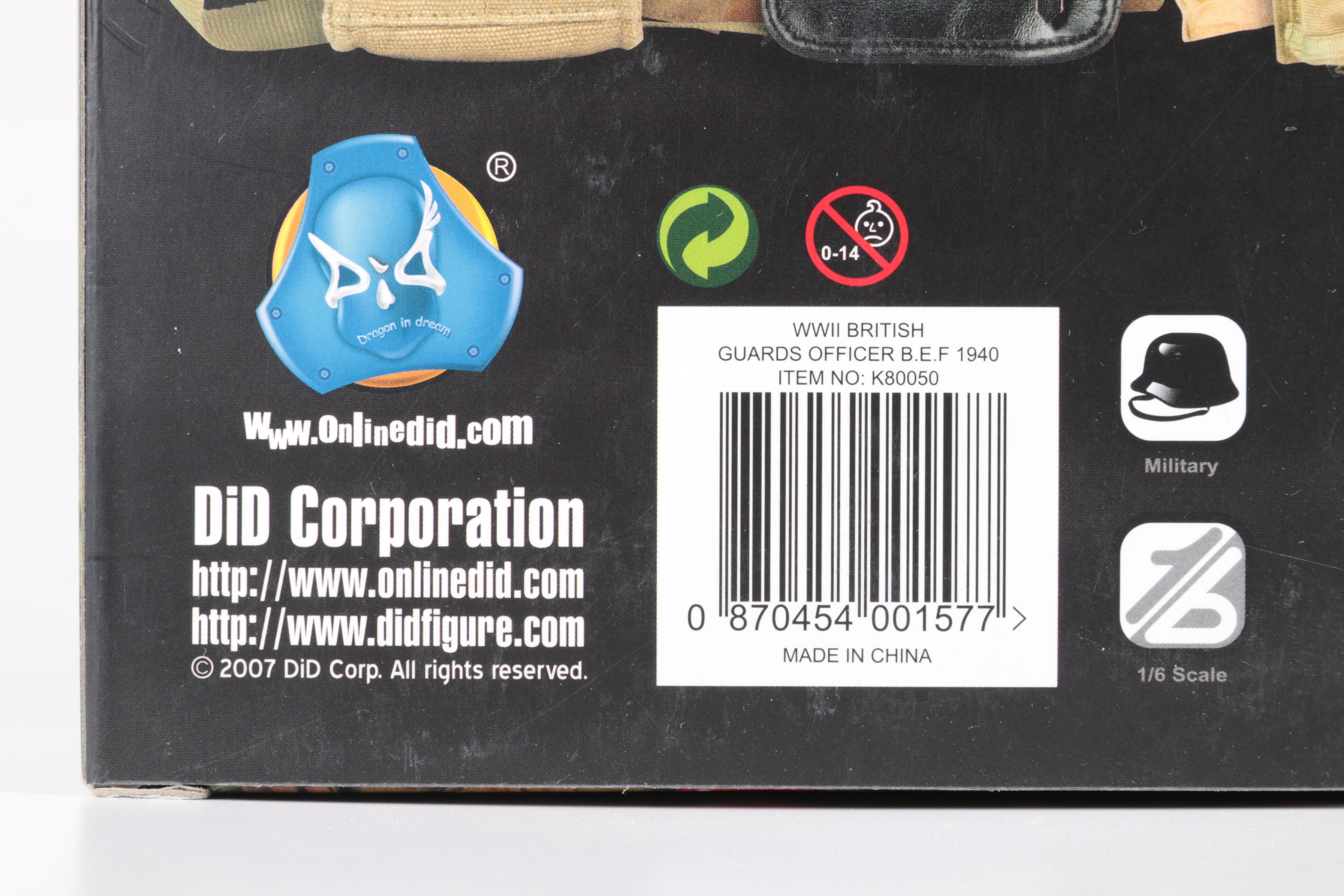 Collection of DiD Corporation 1/6 Scale WWII Action Figures