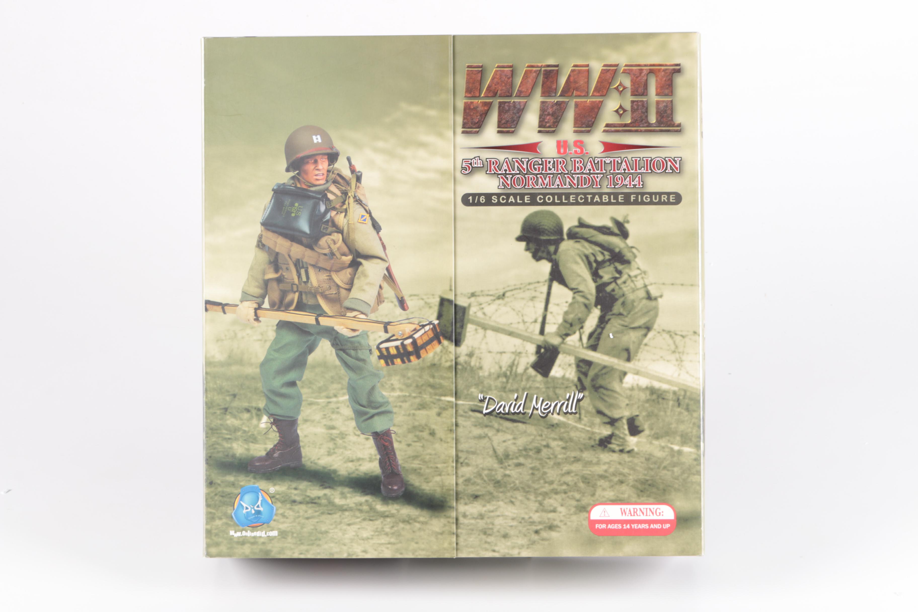 Collection of DiD Corporation 1/6 Scale WWII Action Figures