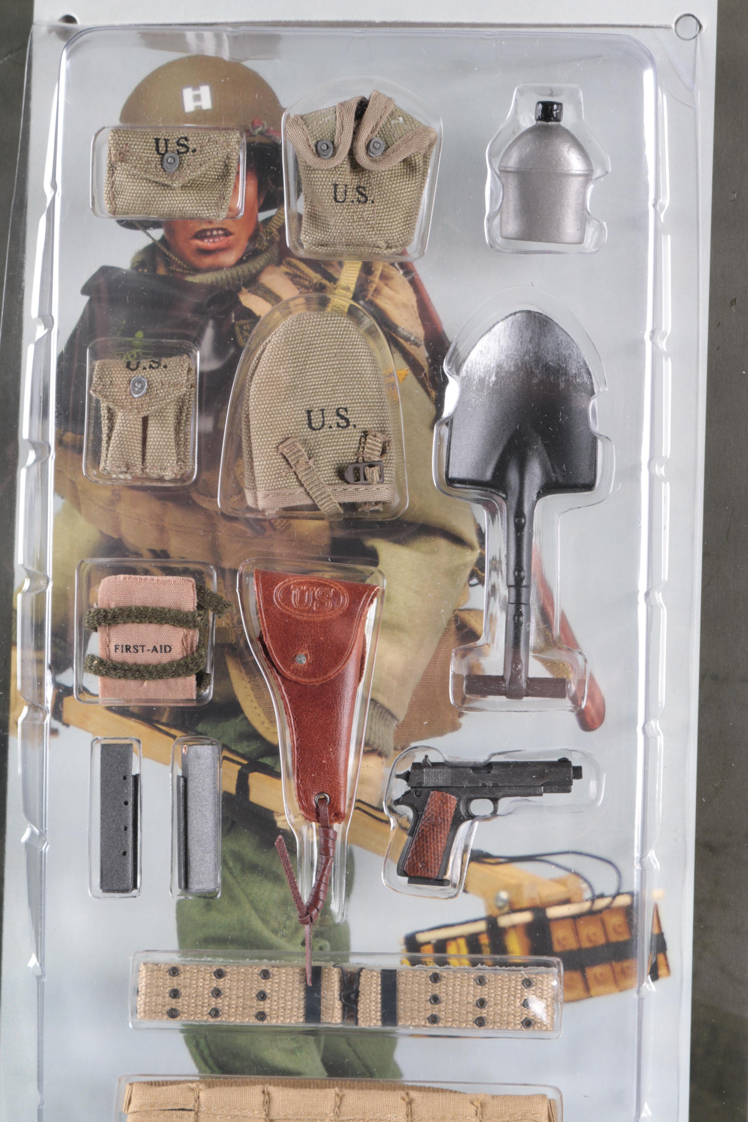 Collection of DiD Corporation 1/6 Scale WWII Action Figures