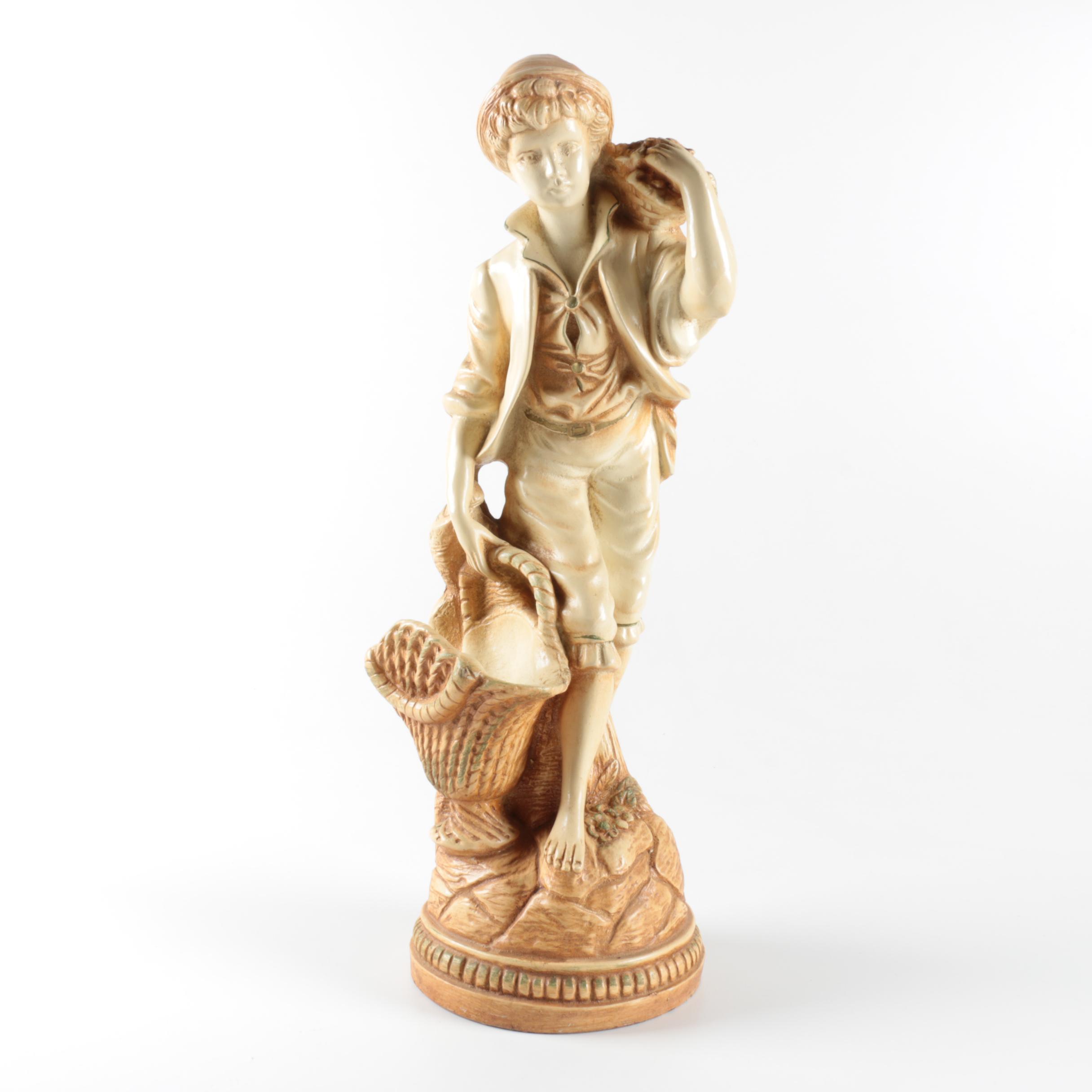 Vintage Chalkware Marwal Figurines