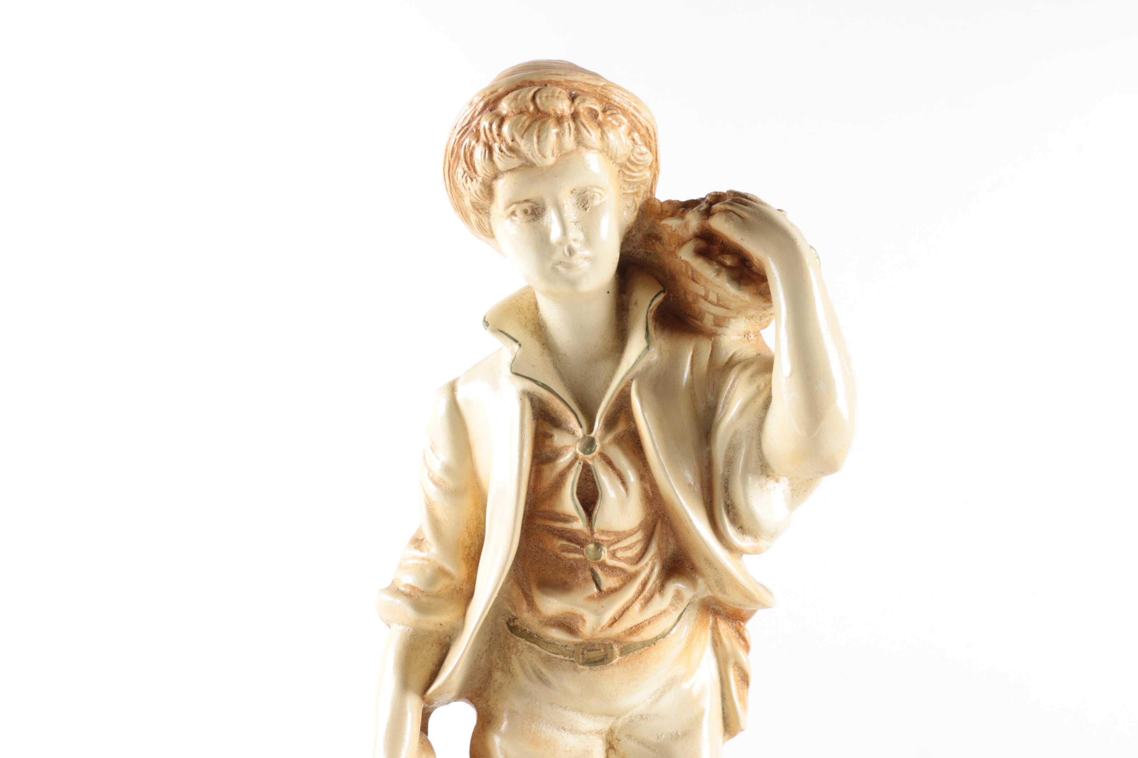 Vintage Chalkware Marwal Figurines