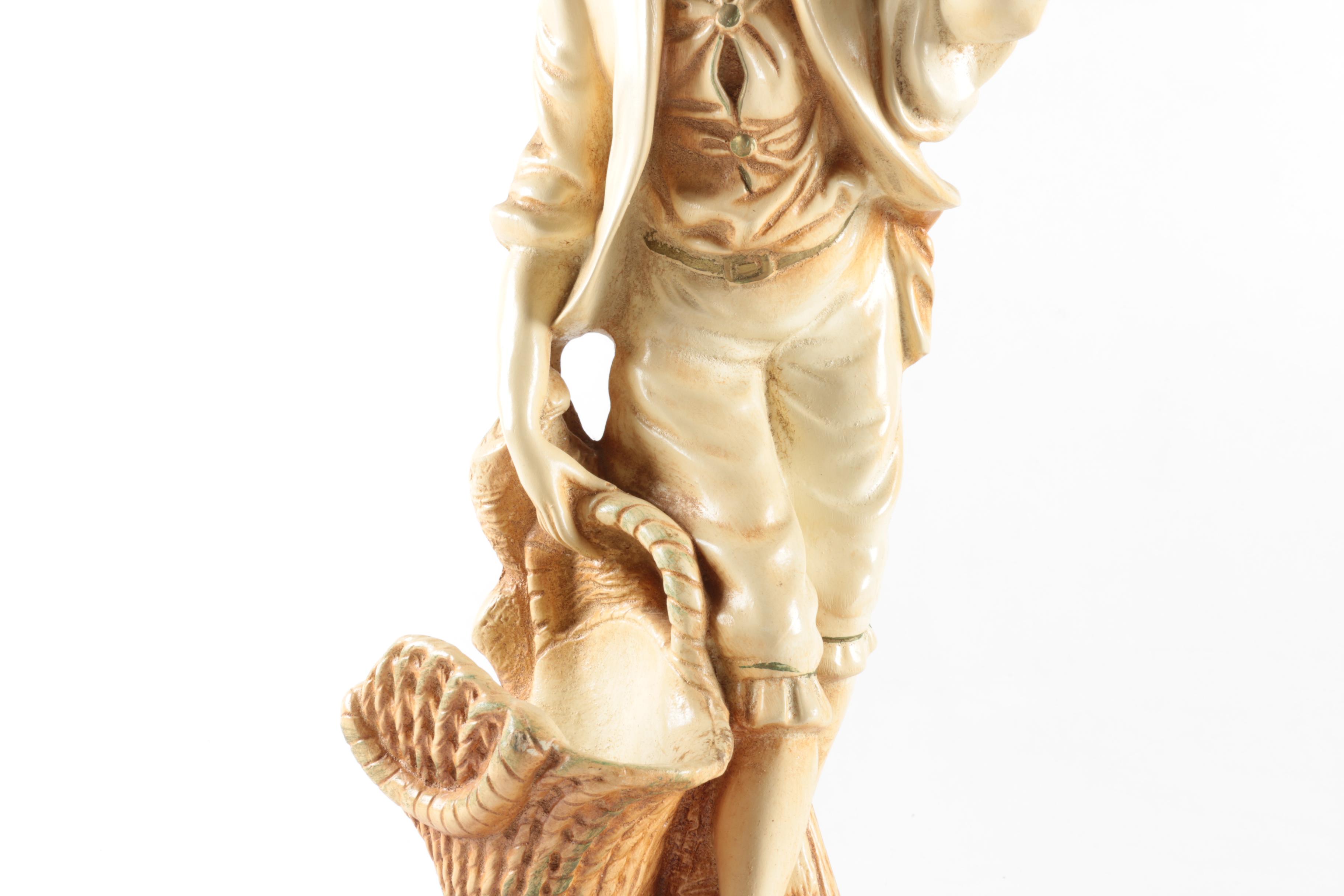 Vintage Chalkware Marwal Figurines
