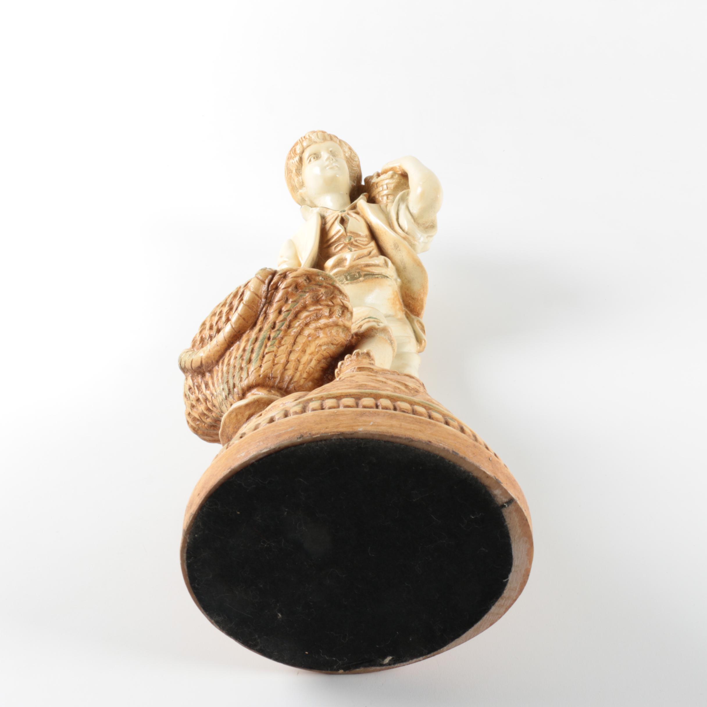 Vintage Chalkware Marwal Figurines