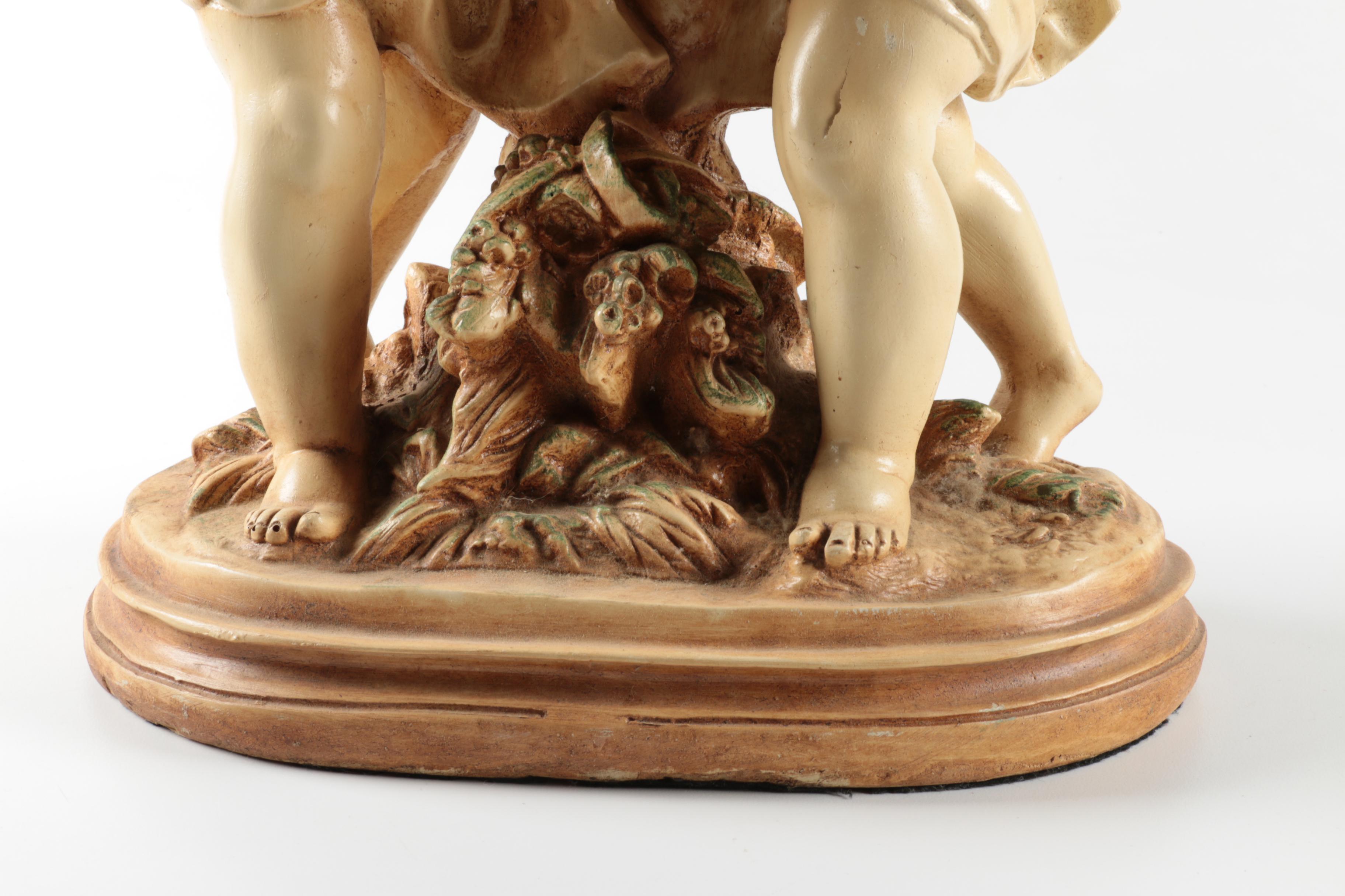 Vintage Chalkware Marwal Figurines