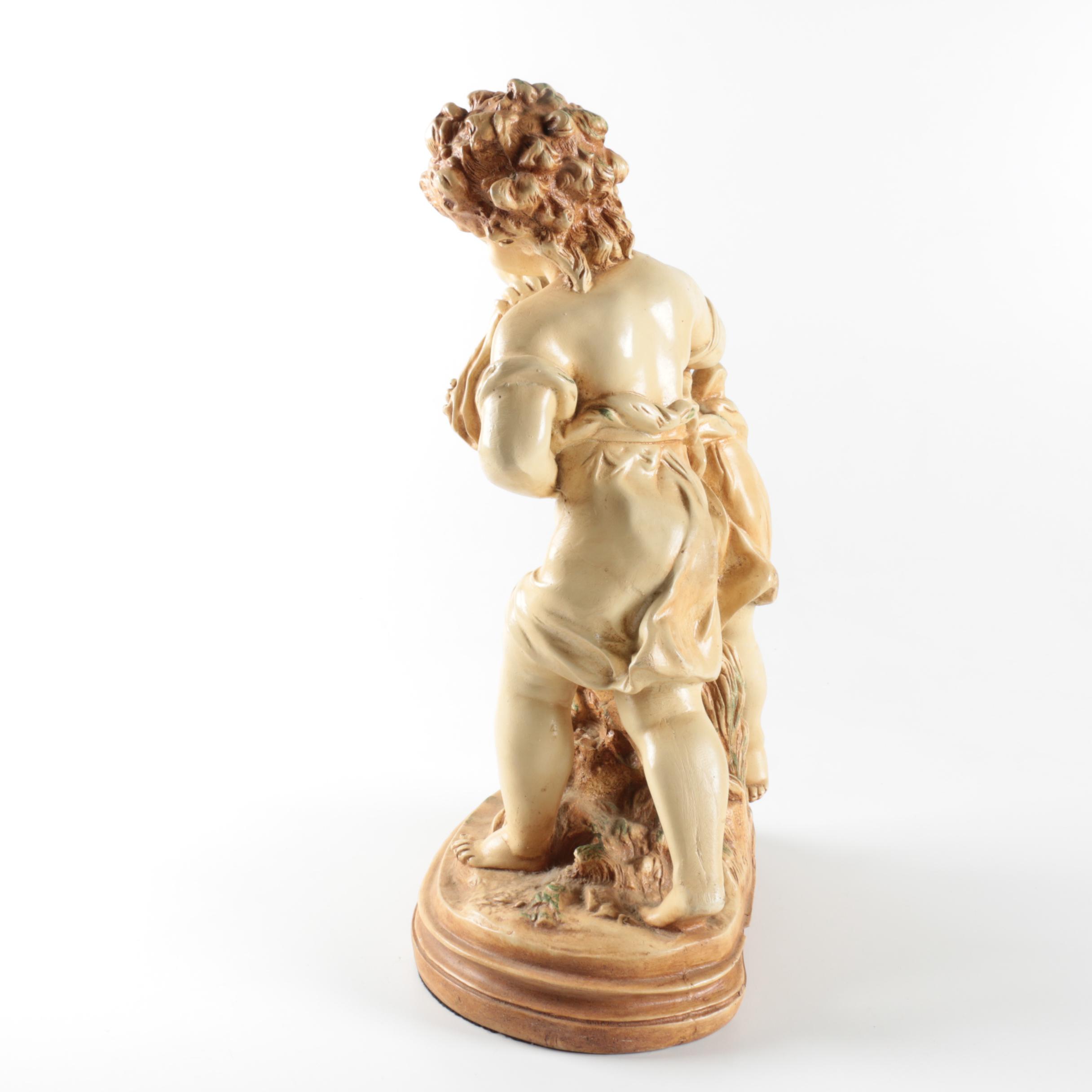 Vintage Chalkware Marwal Figurines