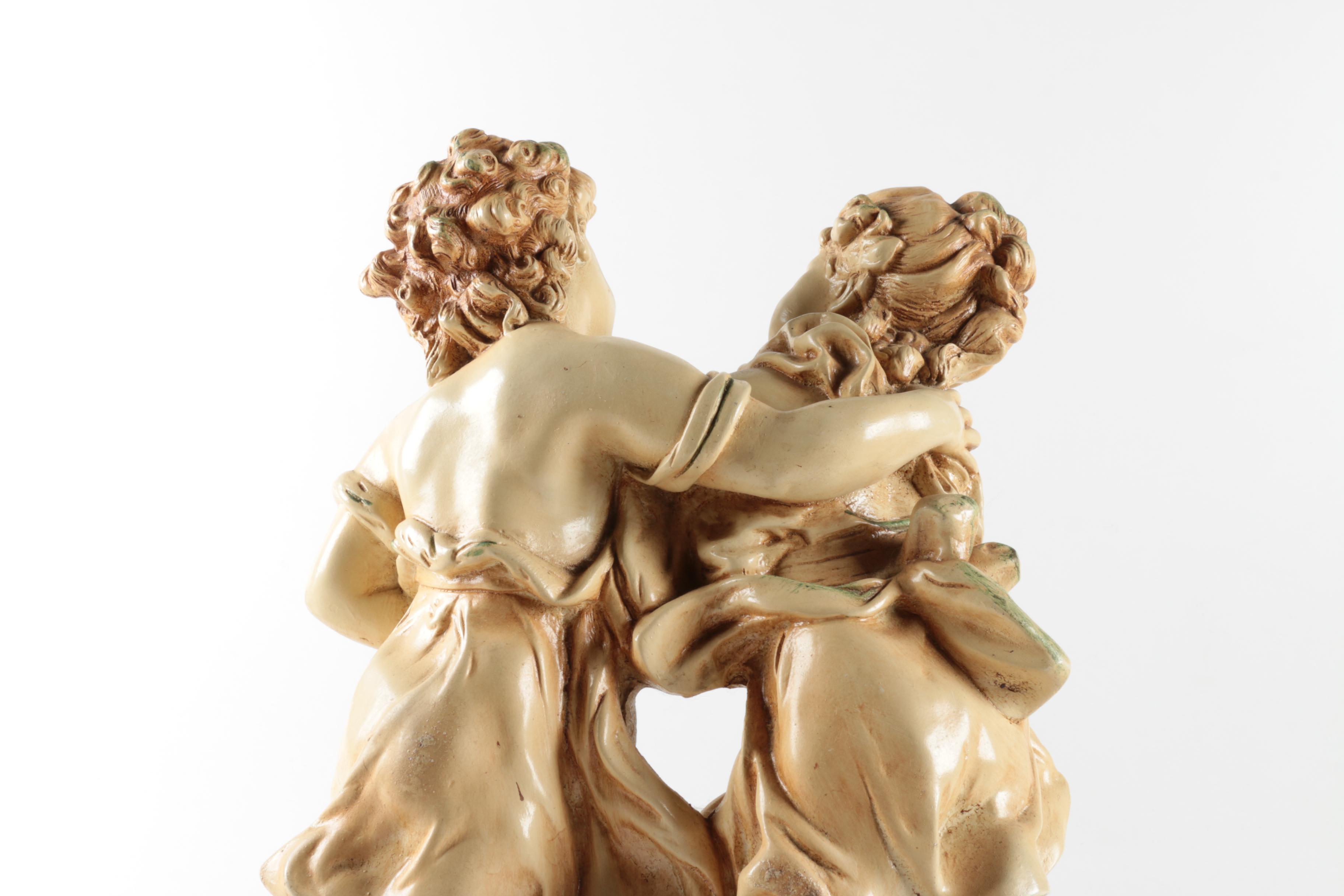 Vintage Chalkware Marwal Figurines