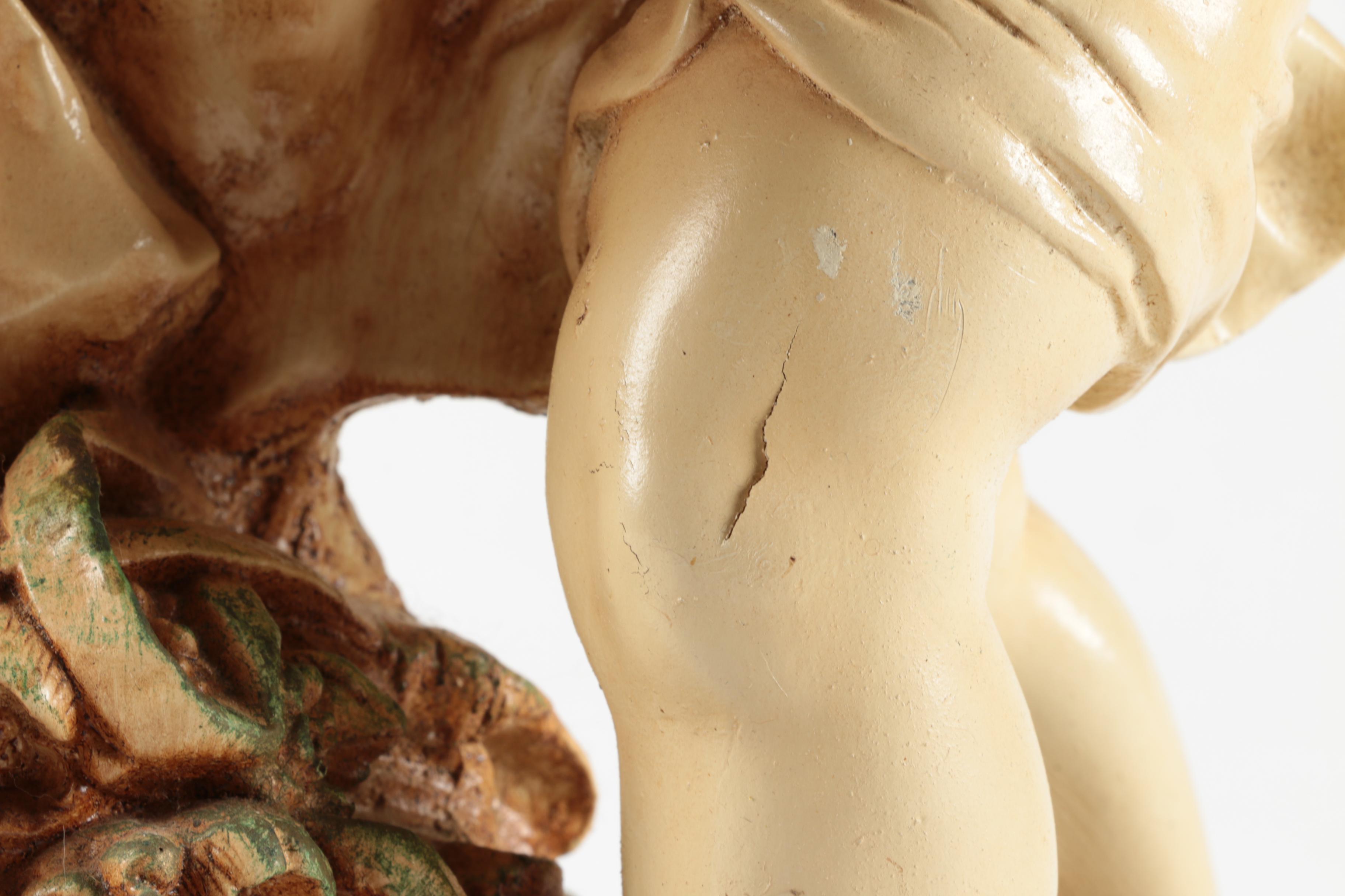 Vintage Chalkware Marwal Figurines