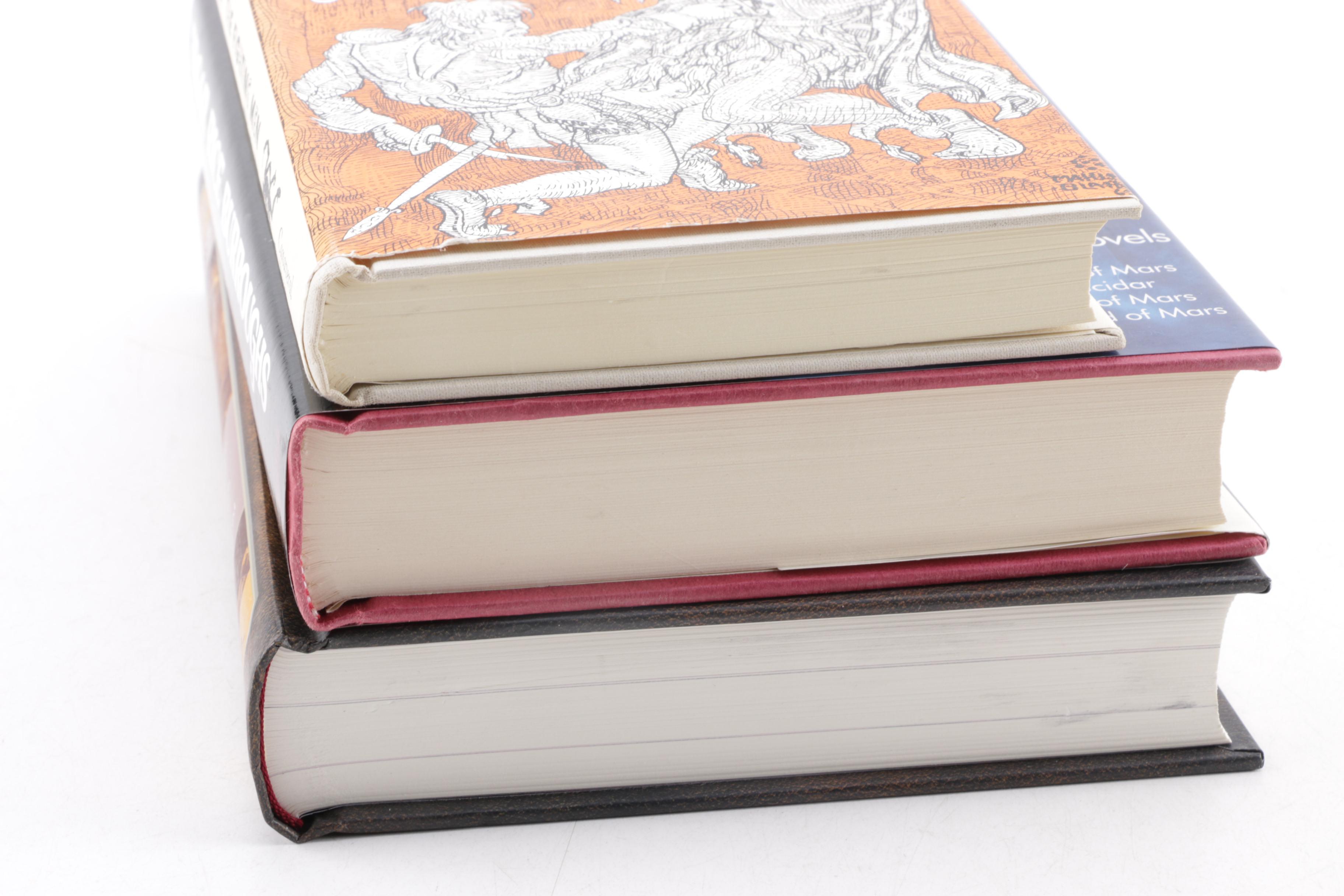 Edgar Rice Burroughs Books Including 2009 Illustrated "John Carter of Mars"