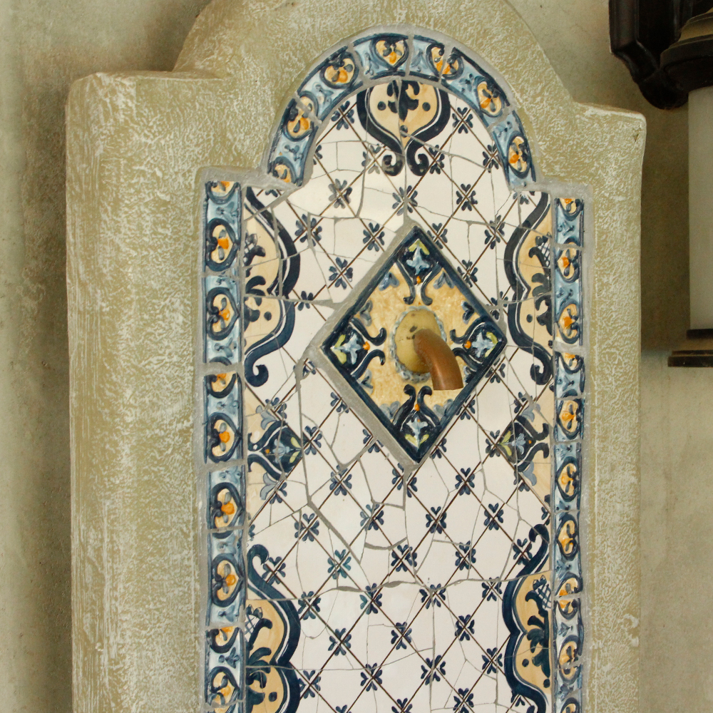 Mosaic Outdoor Water Fountain
