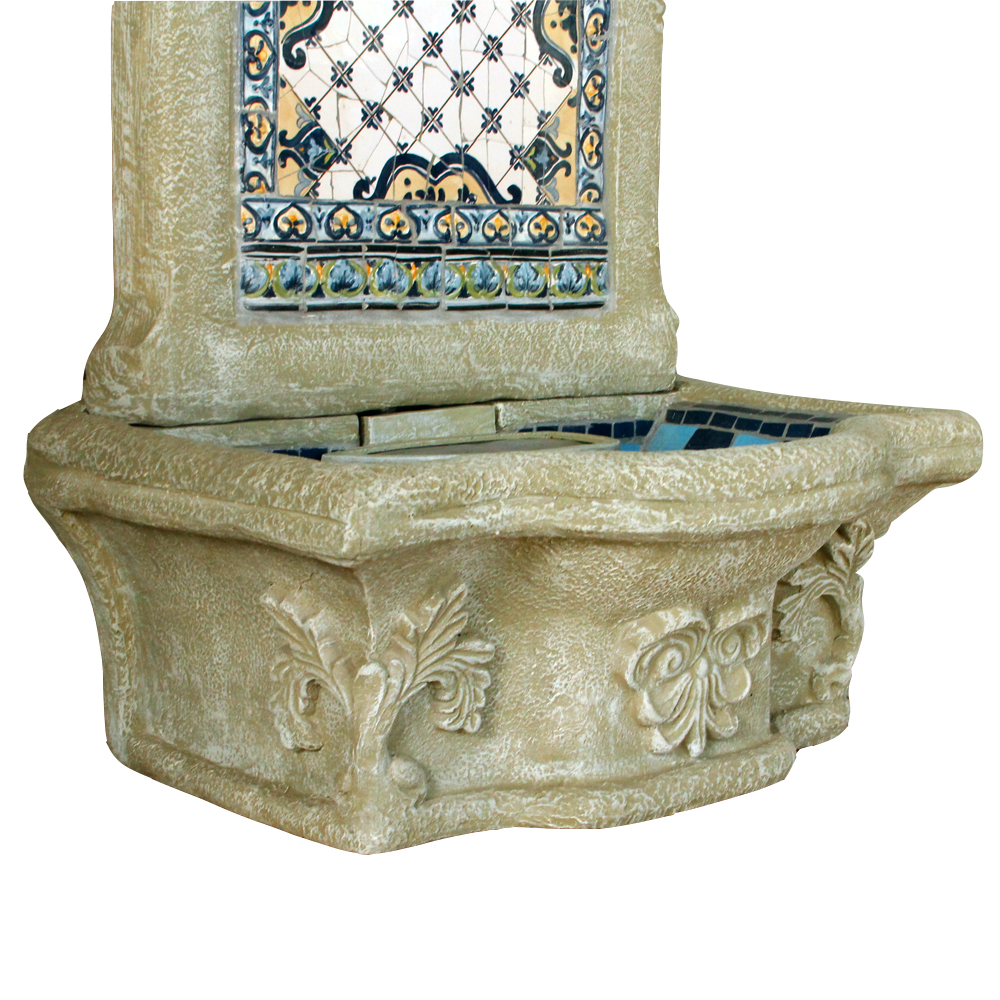 Mosaic Outdoor Water Fountain