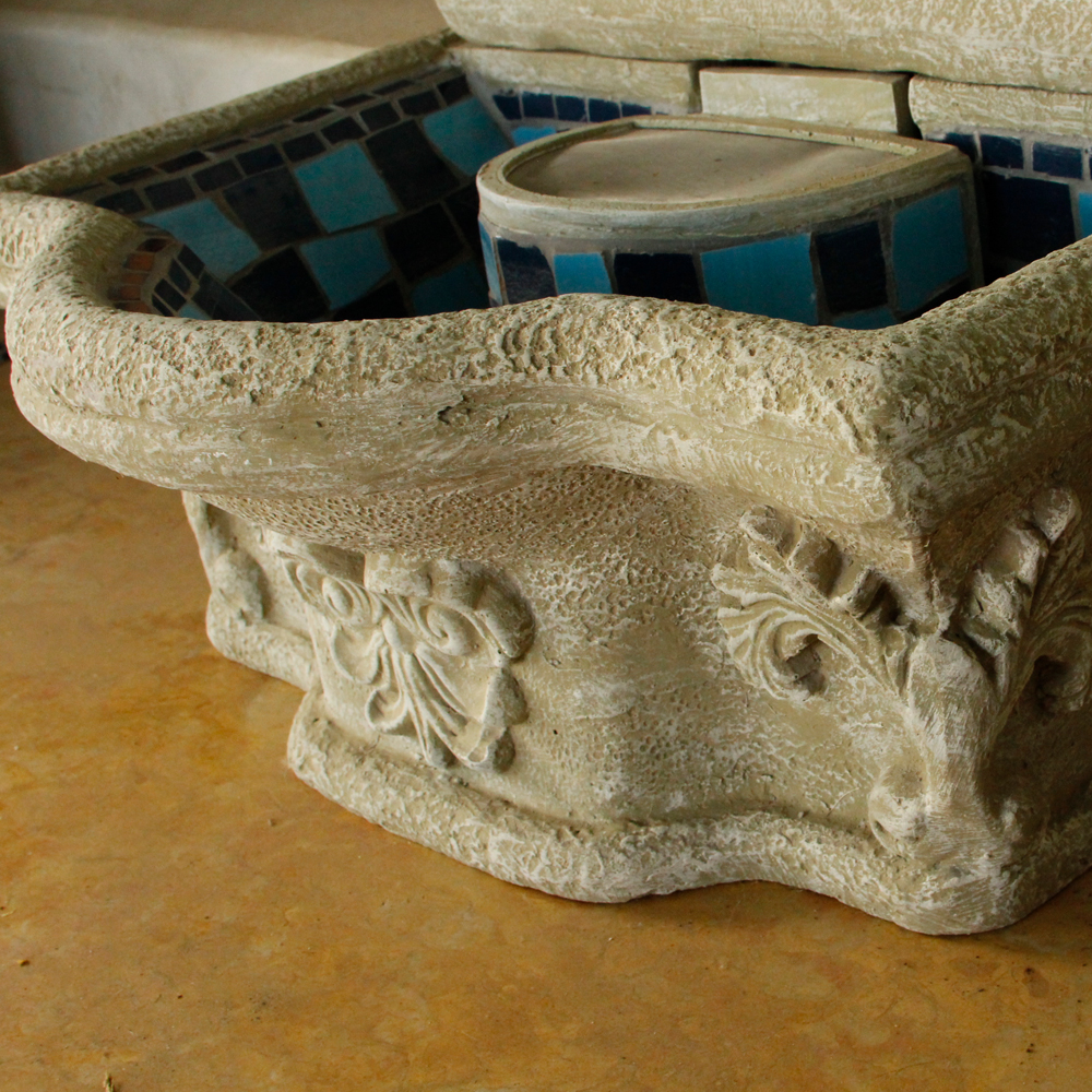 Mosaic Outdoor Water Fountain